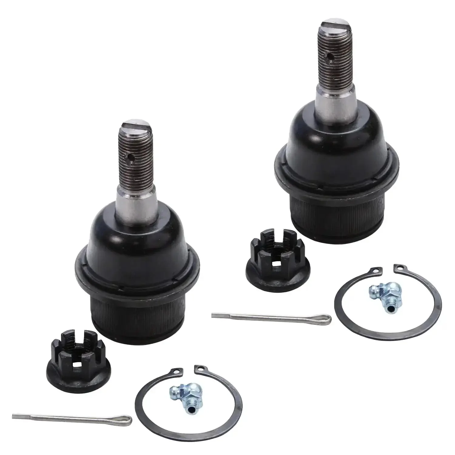 4WD 6Pc Front CV Axle Kit For Chevy Trailblazer GMC Envoy Buick Rainier Saab 9 7X Isuzu Ascender Oldsmobile Bravada With 2 CV Axles And 4 Upper Lower Ball Joints Replacement Durable Heavy Duty - Image 6