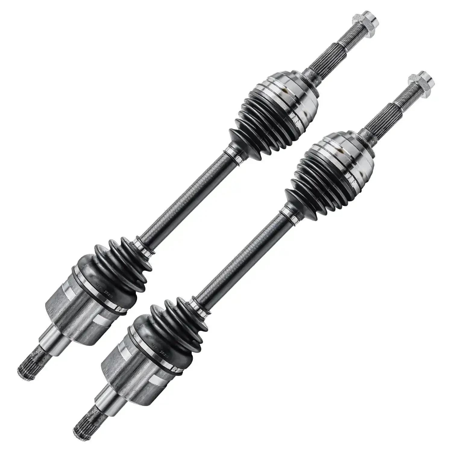 4WD 6Pc Front CV Axle Kit For Chevy Trailblazer GMC Envoy Buick Rainier Saab 9 7X Isuzu Ascender Oldsmobile Bravada With 2 CV Axles And 4 Upper Lower Ball Joints Replacement Durable Heavy Duty - Image 7