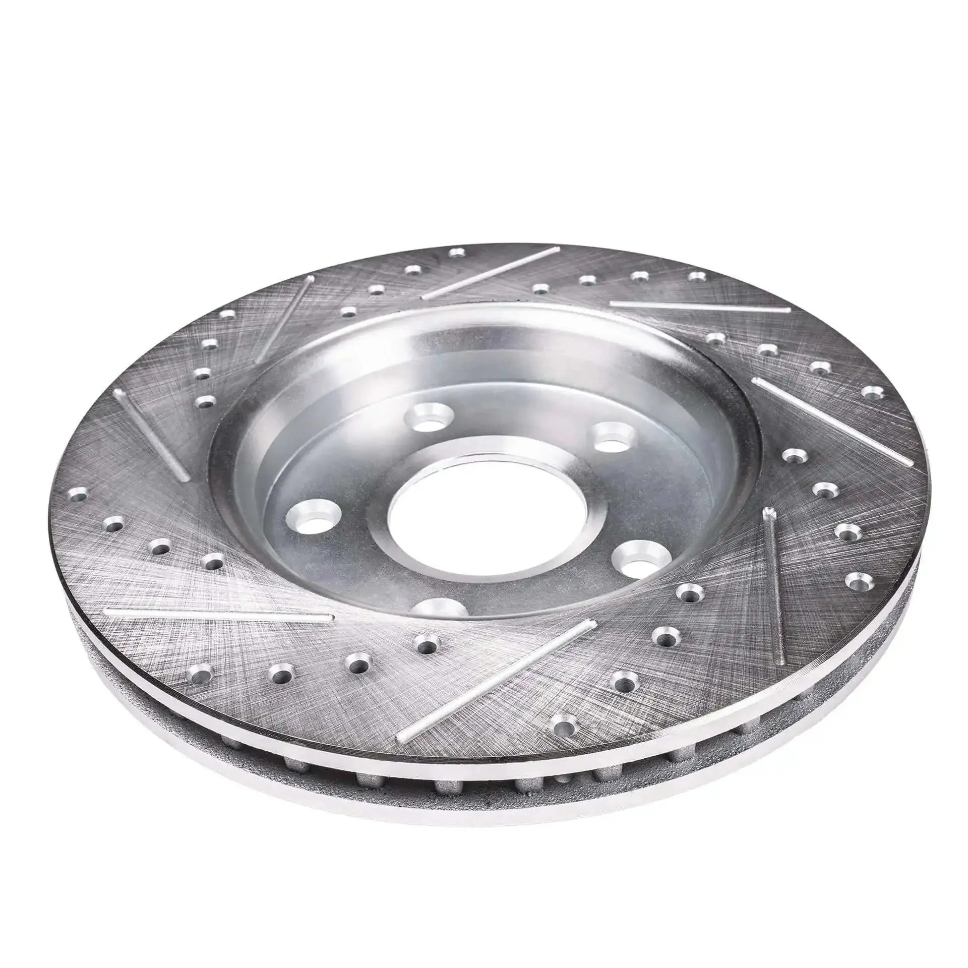 4x4 Front Brake Kit For 2000 2001 Dodge Ram 1500 With Drilled And Slotted Disc Brake Rotors Replacement Set Includes Two Front Rotors Engineered For Superior Stopping Power Quiet Operation And Long Lasting Performance For 4x4 Trucks - Image 3