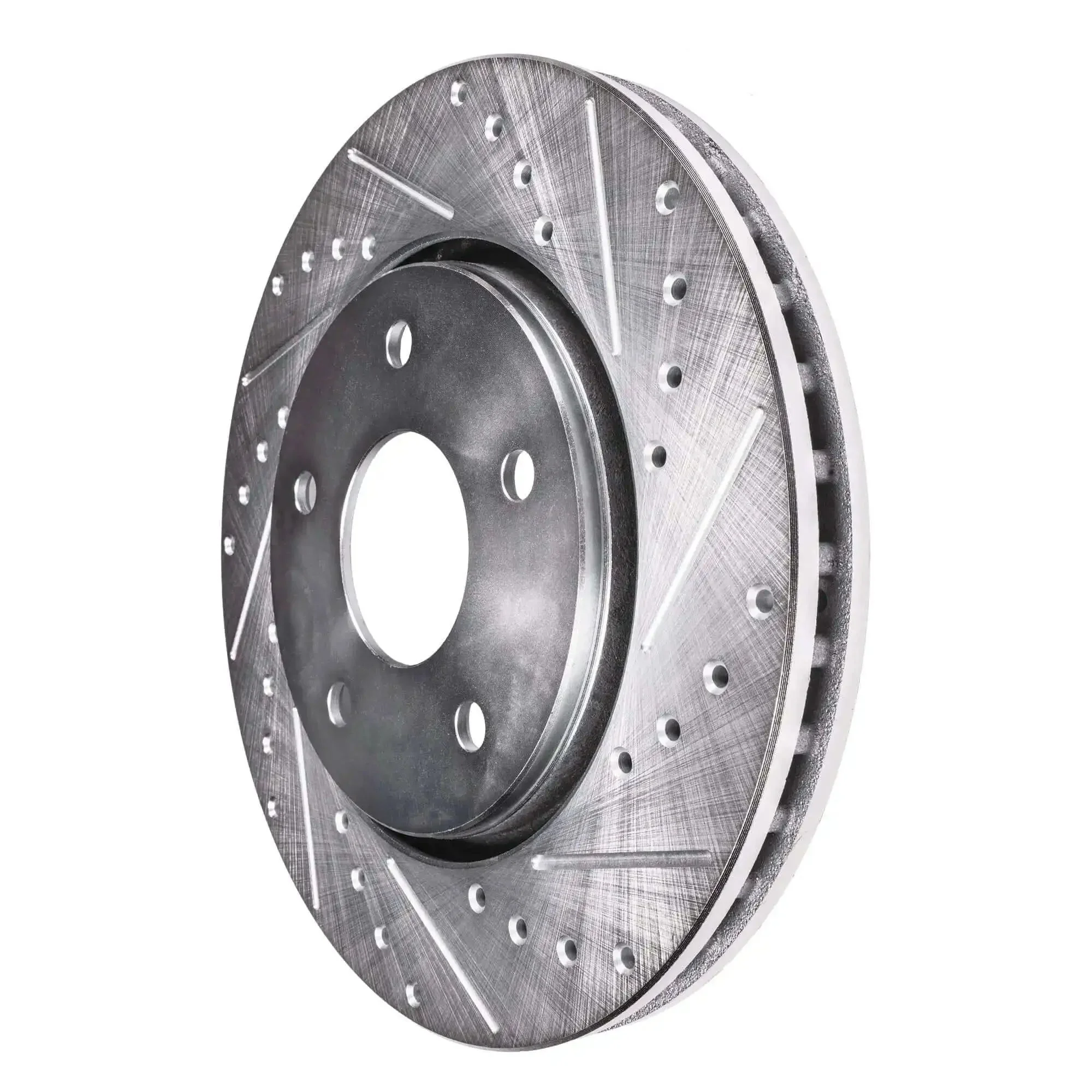 4x4 Front Brake Kit For 2000 2001 Dodge Ram 1500 With Drilled And Slotted Disc Brake Rotors Replacement Set Includes Two Front Rotors Engineered For Superior Stopping Power Quiet Operation And Long Lasting Performance For 4x4 Trucks - Image 5