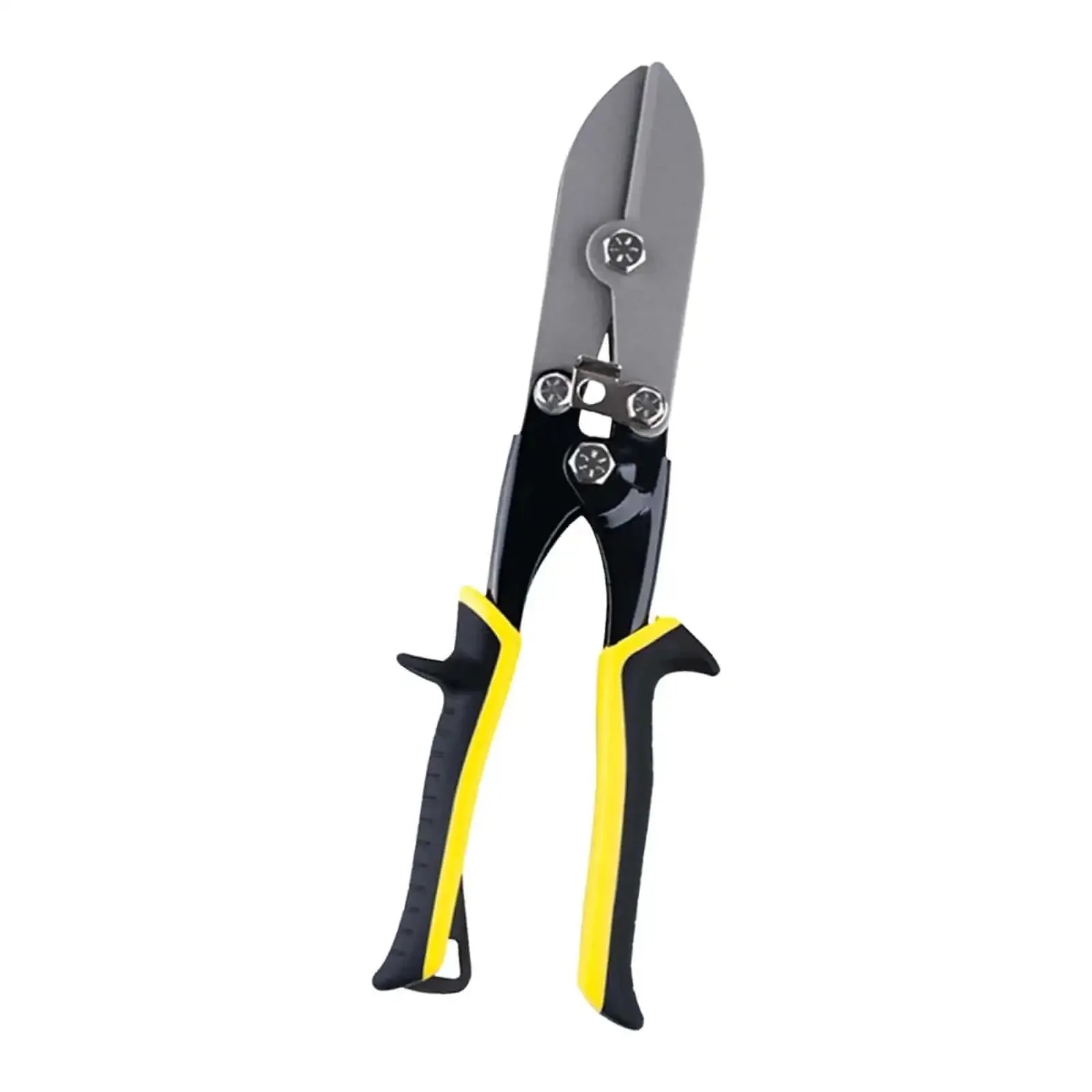 5 Blade Hand Crimper With Ergonomic Grip Non Slip Crimping Tool For HVAC Ducts And Pipes From 24 Gauge Steel To 28 Gauge Stainless Steel Black And Yellow Finish Great For Pro Jobs And DIY Home Projects - Image 2