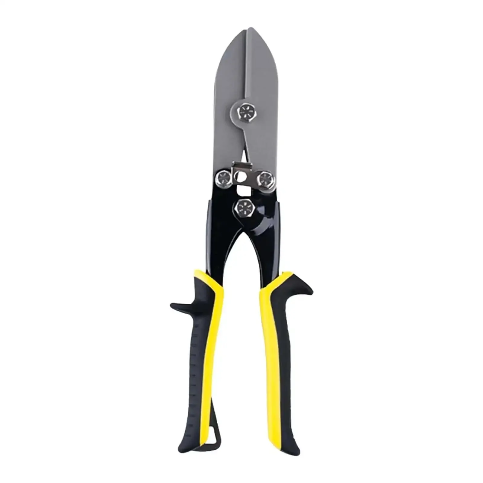 5 Blade Hand Crimper With Ergonomic Grip Non Slip Crimping Tool For HVAC Ducts And Pipes From 24 Gauge Steel To 28 Gauge Stainless Steel Black And Yellow Finish Great For Pro Jobs And DIY Home Projects - Image 4