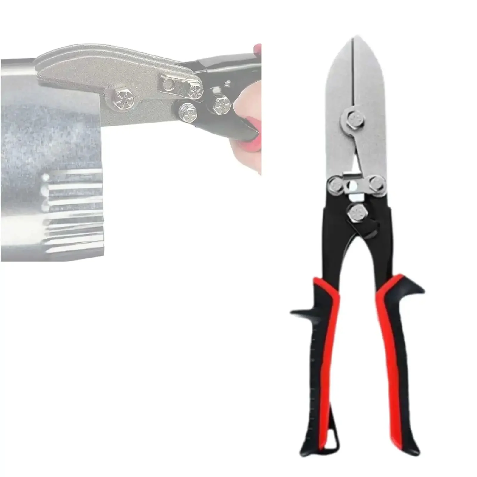 5 Blade Sheet Metal Crimper For Stove Pipe And HVAC Venting Hand Crimper Tool Built Tough, 26.5 Cm Long, 24 To 28 Gauge Metal, Durable 5 Blade Design For Precise Crimping On Heavy Or Thin Sheets - Image 5