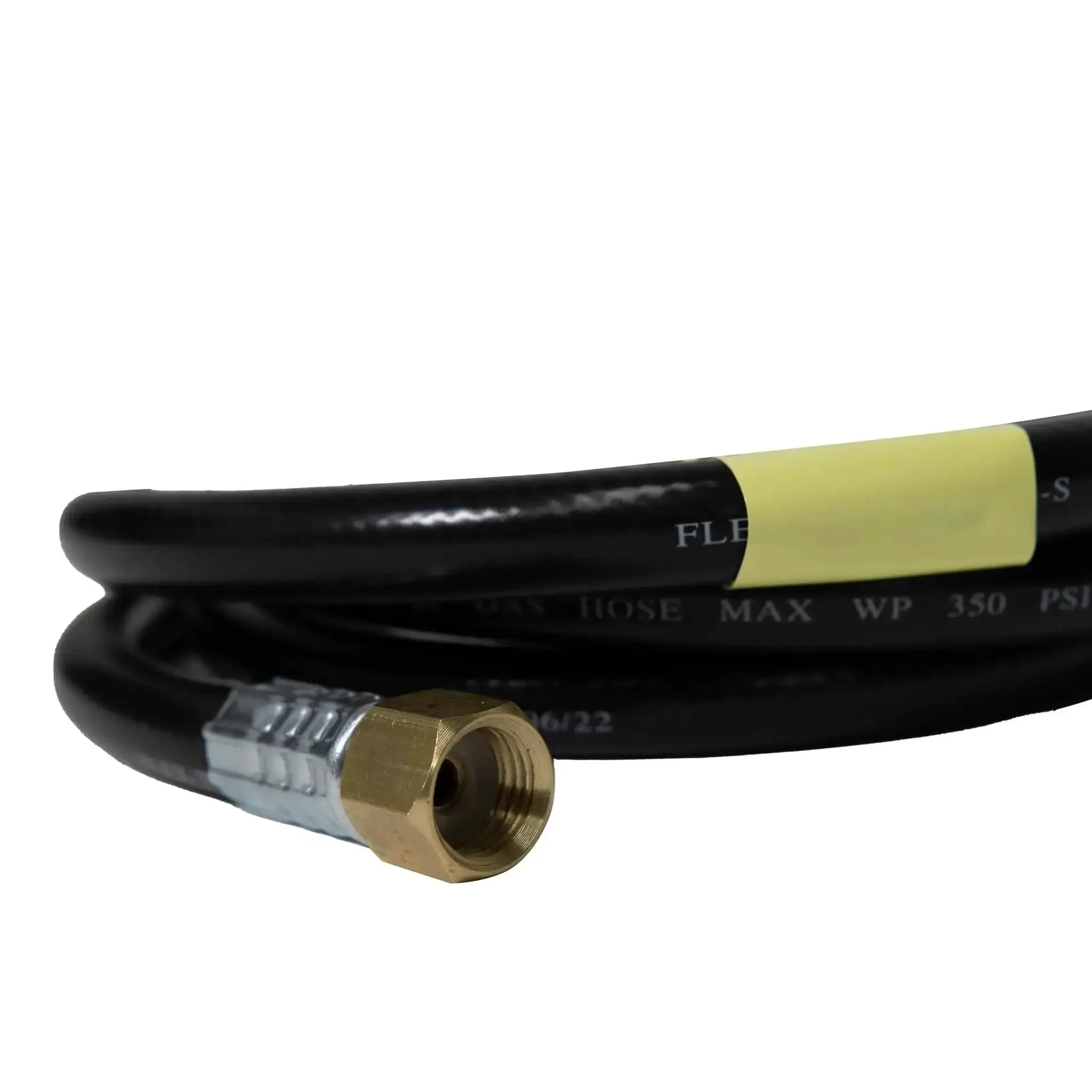 5 Foot Propane Hose Extension With High Pressure 1/4 Inch Female Pipe Thread To 1/4 Inch Male Pipe Thread Brass Fittings, Pro Grade Heavy Duty Appliance Line, Safe And Reliable, Tested To 600 Psi - Image 3