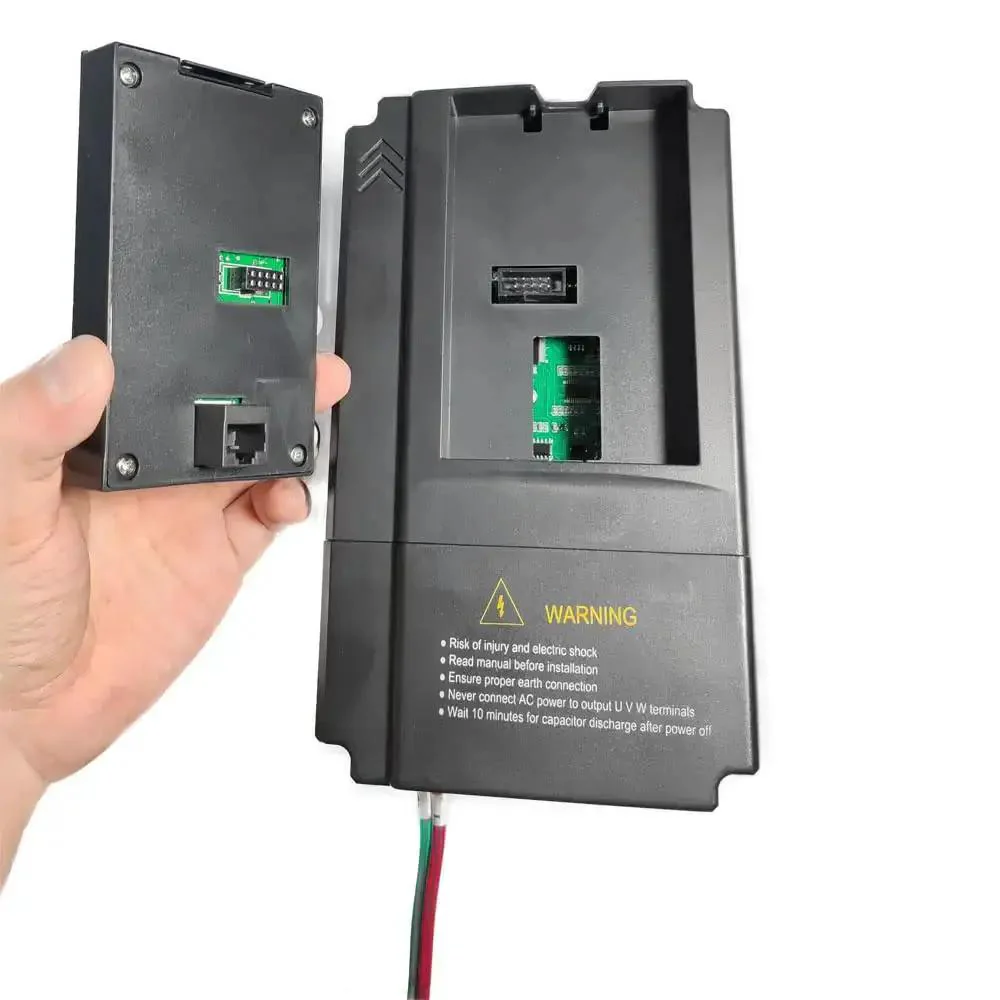 5 HP VFD For Single Phase 120V Power To 220 To 240V Three Phase Motors With 50 To 60 Hz Support VF And Vector Control 4 kW Drive 16 A Lets You Run AC Motors From A Regular Wall Outlet Great For DIY Projects And Small Workshop Or Factory Use - Image 6