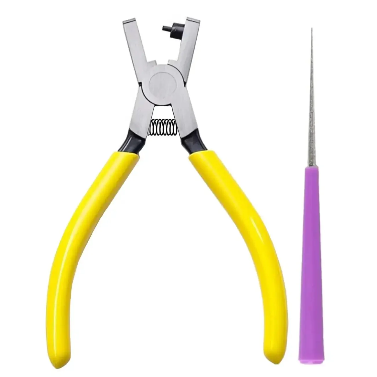 5 Inch Ergonomic Hole Punch Pliers 2Mm Round Hole Punch Tool For Thin Leather Straps Watch Bands And Crafts DIY Lightweight Portable On The Go For Precise Holes And Quick Repairs