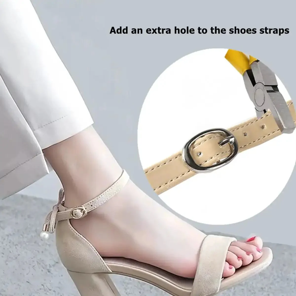 5 Inch Ergonomic Hole Punch Pliers 2Mm Round Hole Punch Tool For Thin Leather Straps Watch Bands And Crafts DIY Lightweight Portable On The Go For Precise Holes And Quick Repairs - Image 5