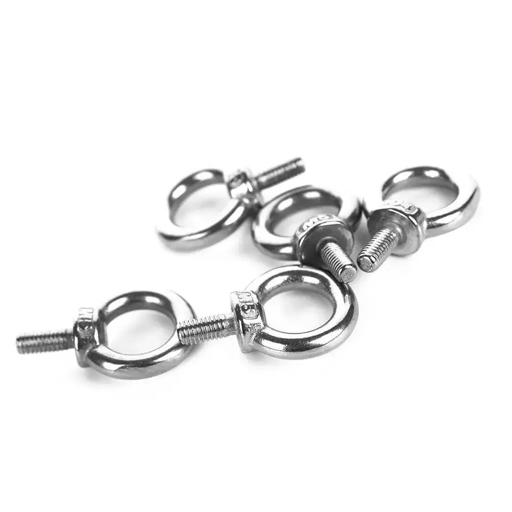 5 Pack M5 Ring Eye Bolts In 304 Stainless Steel For Lifting And Machinery Eye Bolt With 13Mm Inner Diameter 21.5Mm Outer Diameter 5Mm Ring Thickness 35Mm Total Height M5 X 12Mm Thread 0.8Mm Pitch - Image 2