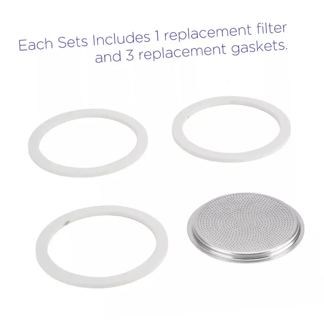 5 Pack Silicone Sealing Rings Replacement Gaskets For Coffee Pot Lids Espresso Pots And Canning Jars No Fuss Easy Install Kitchen Seals Durable Replacement Parts For Tight Leak Free Seals - Image 3