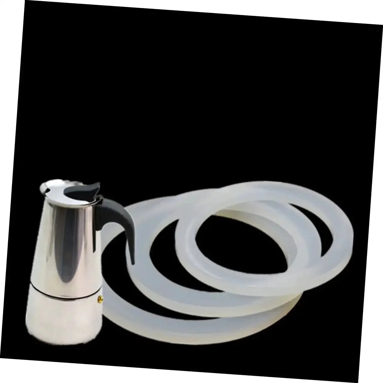 5 Pack Silicone Sealing Rings Replacement Gaskets For Coffee Pot Lids Espresso Pots And Canning Jars No Fuss Easy Install Kitchen Seals Durable Replacement Parts For Tight Leak Free Seals - Image 6