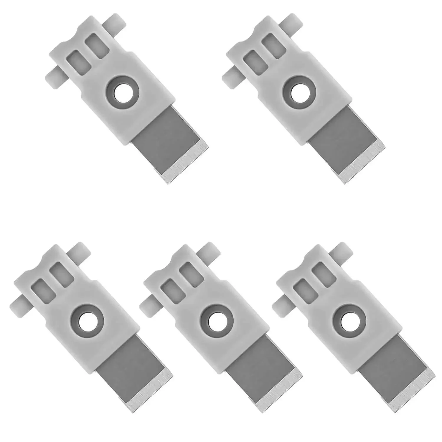 5 Piece 3D Printer Extruder Cutter Blades Kit For P1P P1S X1 X1C X1E A1 And Mini Models Pro Grade Replacement Tool Kit Durable Heat Resistant Metal Easy To Install Bambu Lab Compatible