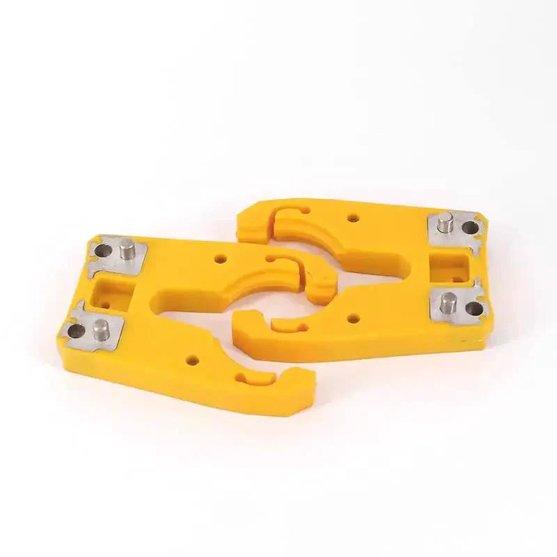 5 Piece ISO30 Tool Holder Claw Clamp Set For CNC Router And Wood Engraving Machines Yellow ABS Nylon Construction Wear Resistant Heat Resistant Stable Performance Flexible Grip Ideal ISO30 Cutter Holder For Auto Machining Projects - Image 6