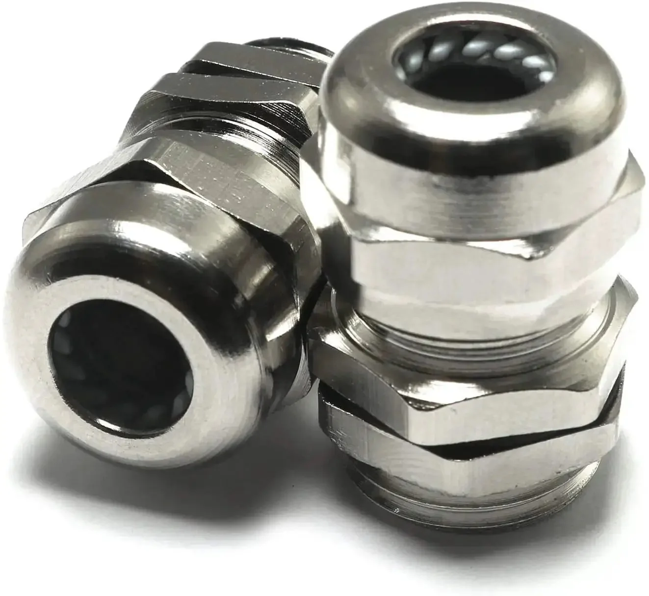 5 Pieces PG9 Cable Glands Waterproof Metal Connector Locknut Stuffing Gland IP68 Sealed For 4 To 8mm Wires Easy Insertion And Tighten Rock Solid Outdoor Marine Grade Electrical Junctions - Image 5