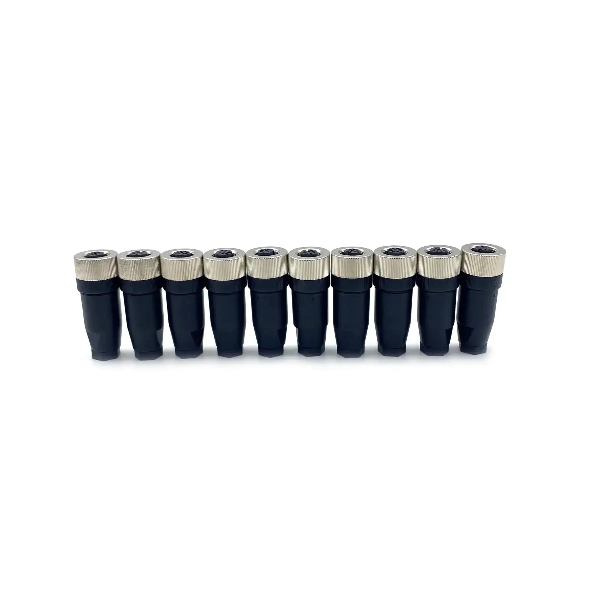 5 Pin A Code M12 Female Circular Connector IP67 Waterproof Straight Field Wireable Sensor Connector For PG7 Cable Unshielded 12mm 125V 4A Pro Grade Built Tough Copper Gold Plated Contacts No Tool Needed - Image 2