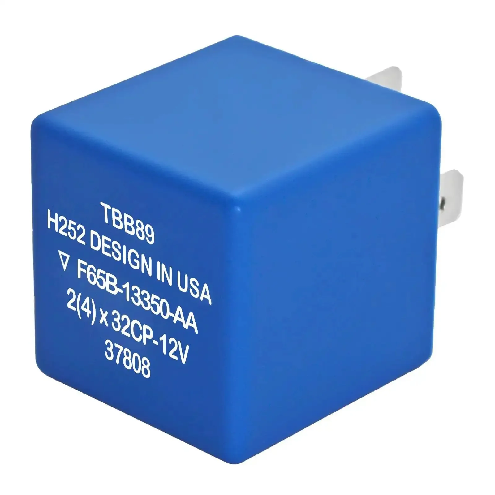 5-Pin Flasher Relay Replacement For Turn Signals And Hazard Warnings, Models With 5C3T-13350-AA Or F65B-13350-AA, TBB89 Beefed Up Hyper Flash Fix, Direct OEM Replacement For Ford Lincoln Mercury Vehicles, Durable Auto Electrical Relay - Image 2
