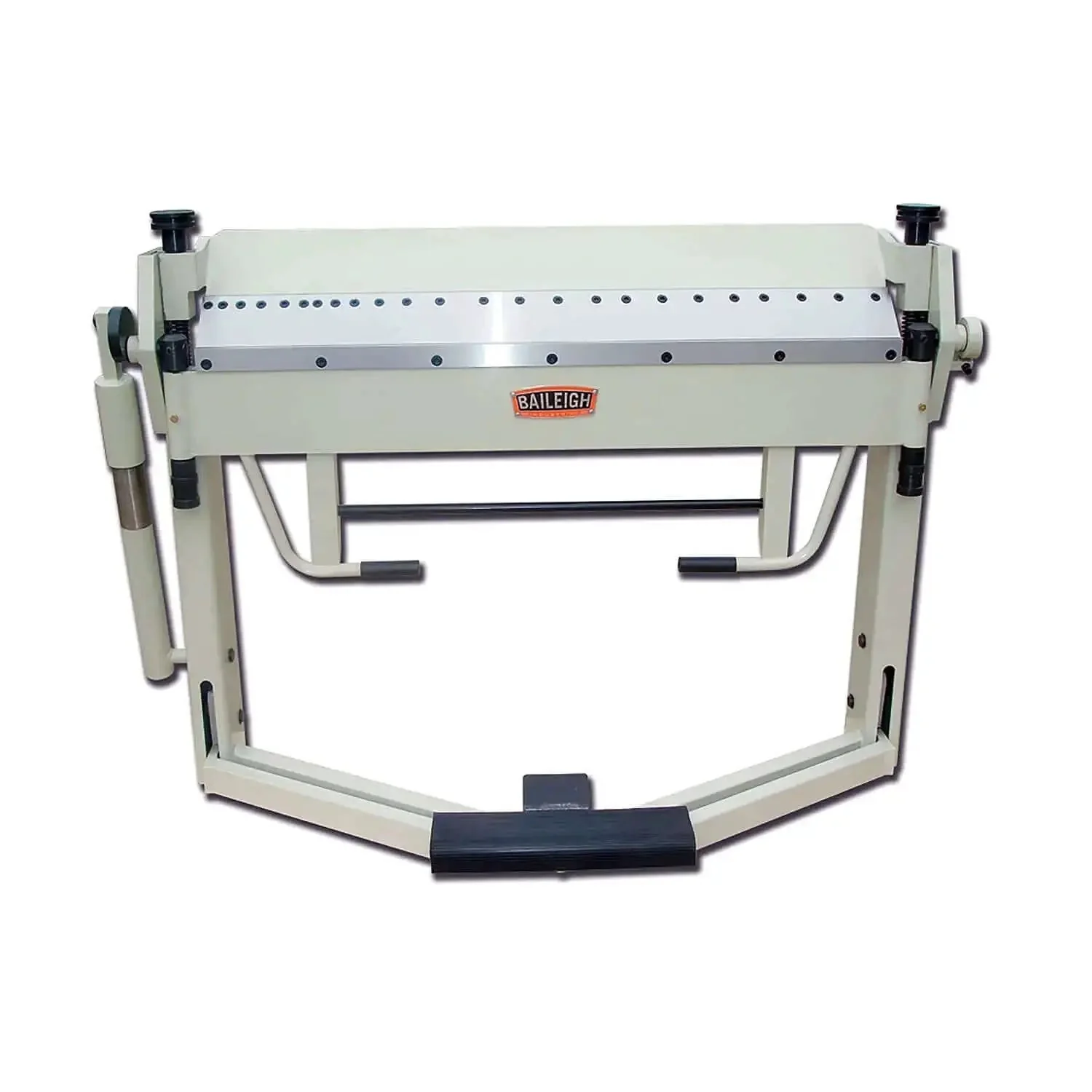 50 Inch Box And Pan Brake For 14 Gauge Mild Steel, 12 Fingers, Full Length Bending With Adjustable Stop Rod And Dual End Knob Pressure Controls, Heavy Duty Workhorse Metal Bender For Precise Repeats And Pro Shop Fabrication