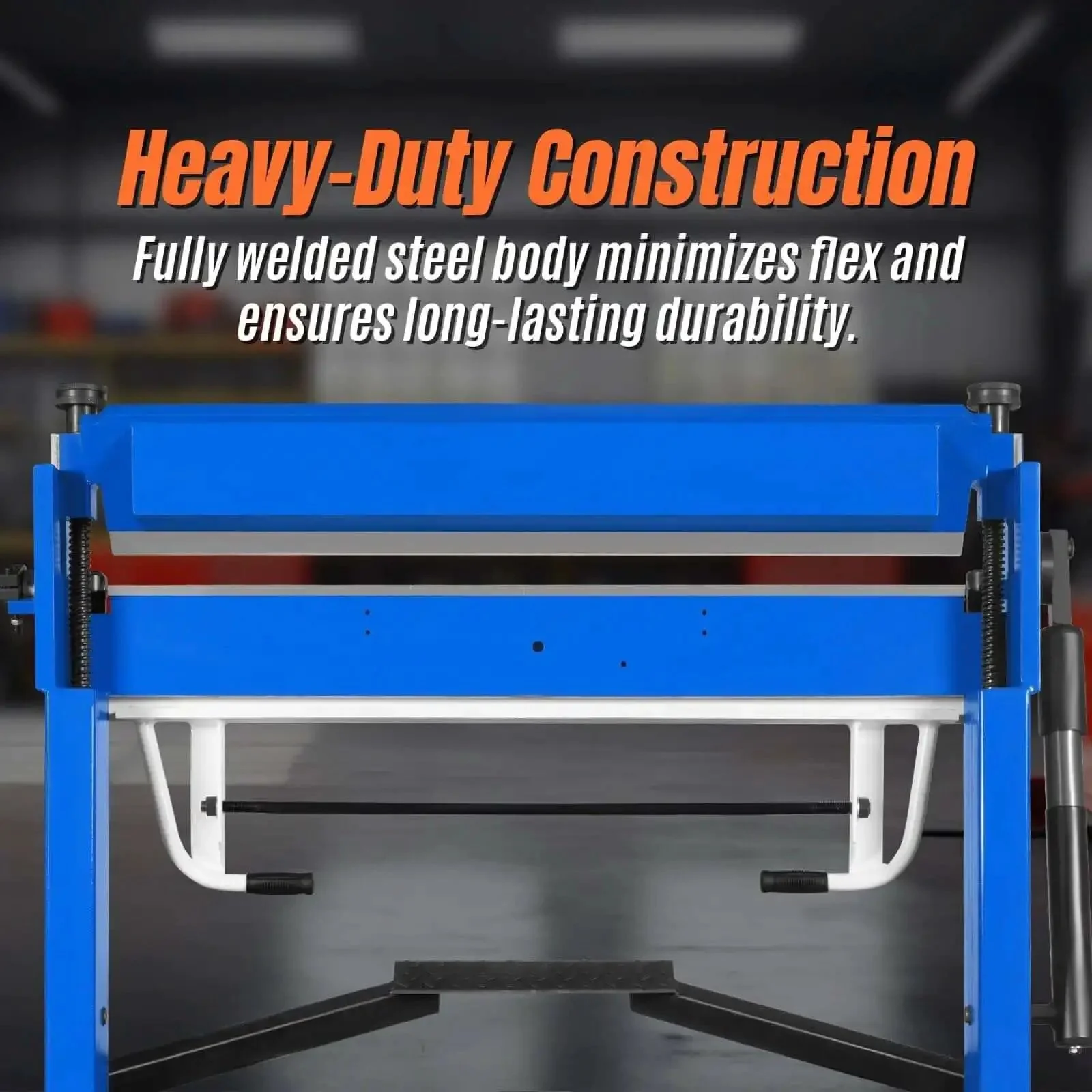 50 Inch Foot Clamp Pan And Box Brake For Light Duty Sheet Metal Folding Pro Grade Performance Bend Up To 135 Degrees With 1.9 Inch Clamping Lift And 2 Inch Box Depth Hands Free Foot Pedal For Pans Boxes And Custom Metal Parts - Image 7