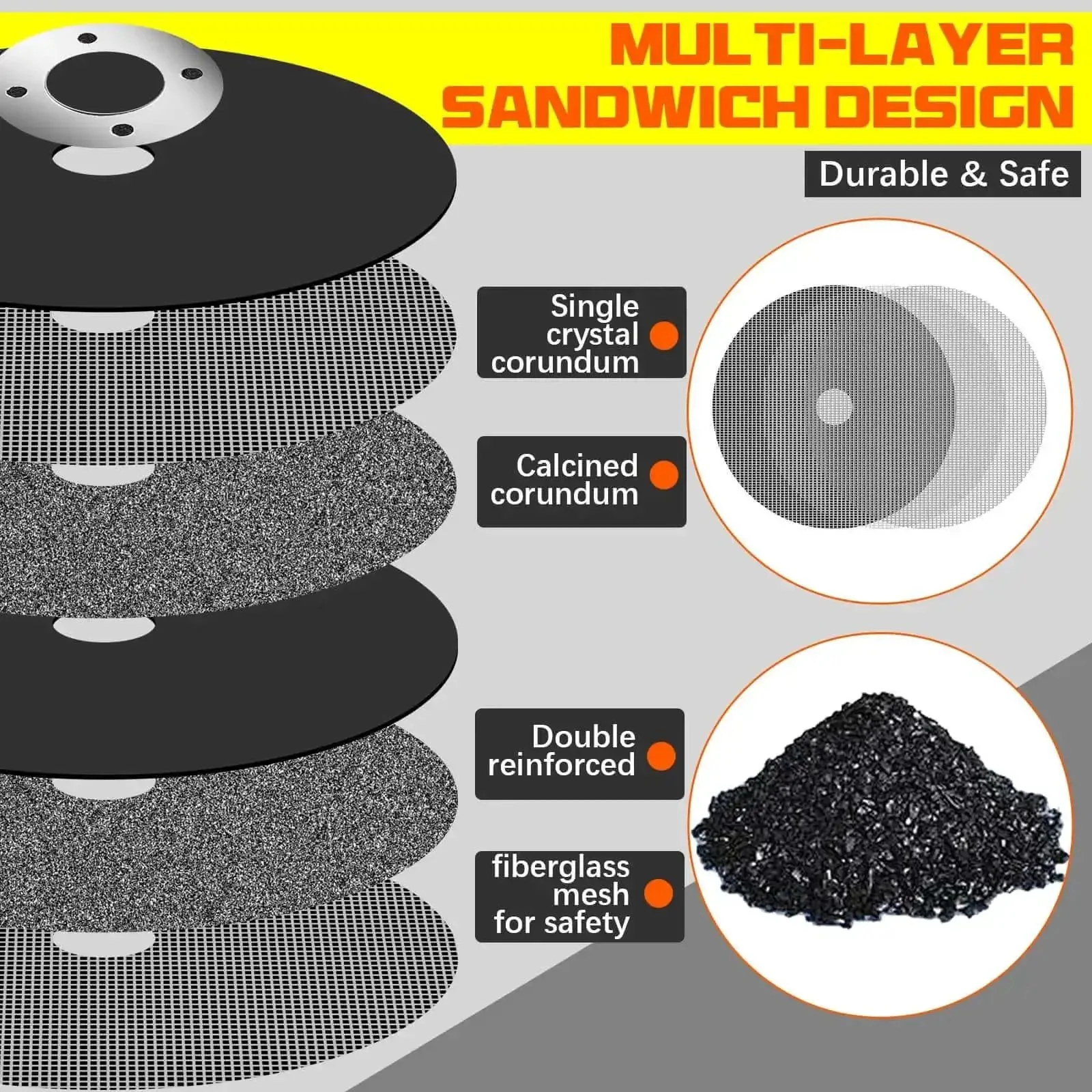 50 Pack 2 Inch Die Grinder Cut Off Wheels With Three Eighths Inch Arbor And One Quarter Inch Stem Mandrel Holder Kit For Air Grinders And Rotary Tools Includes Mounting Mandrels For Easy Mini Metal Cutting Discs Perfect For Pros And DIYers - Image 5