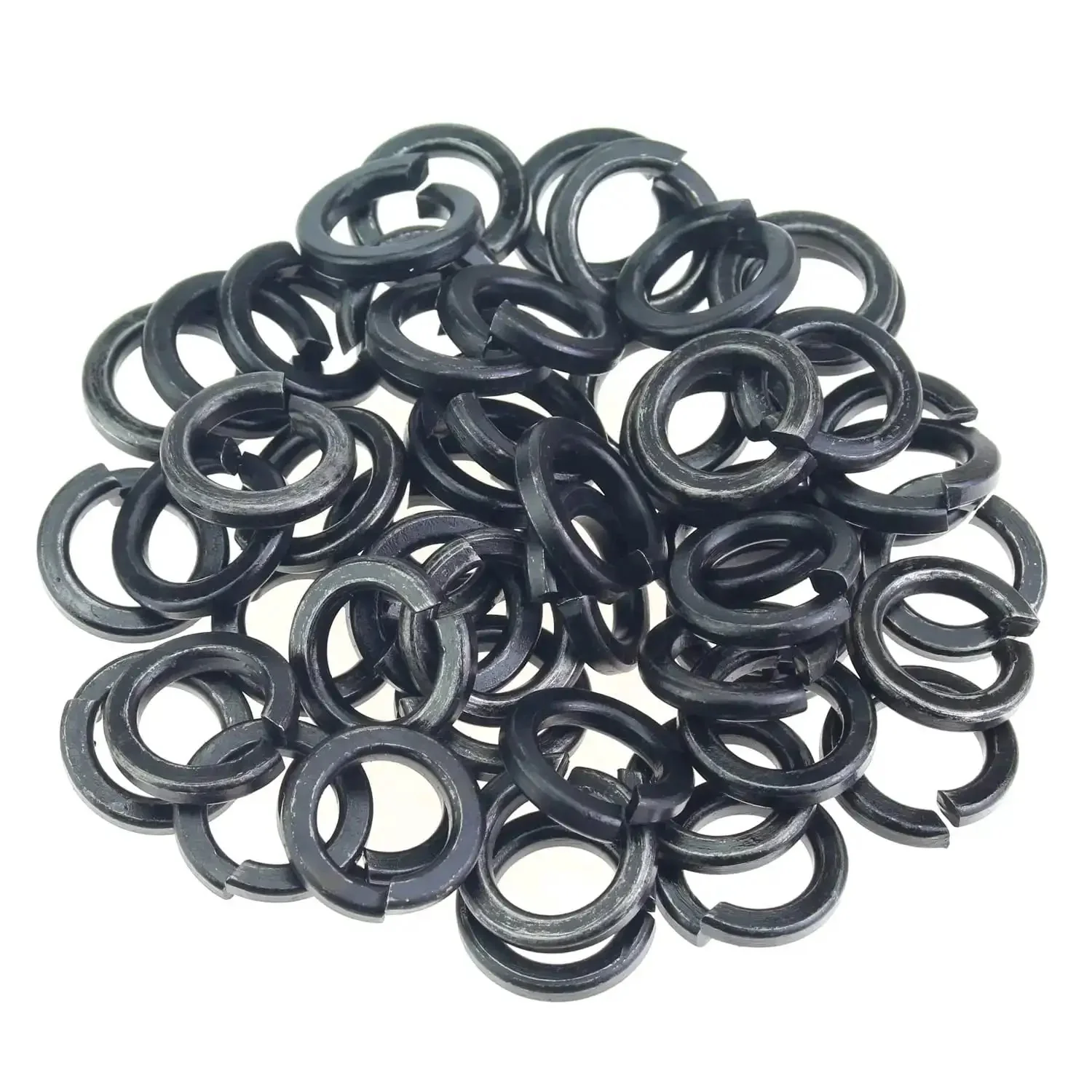50 Pack 8.8 Grade Alloy Steel M12 Split Lock Washers, Spring Lock Washers For Screws And Bolts, Heavy Duty Jobsite Grade Black Finish For Tightening, Vibration Resistance, High Tensile Metal Locking Washers For Industrial DIY Projects - Image 2