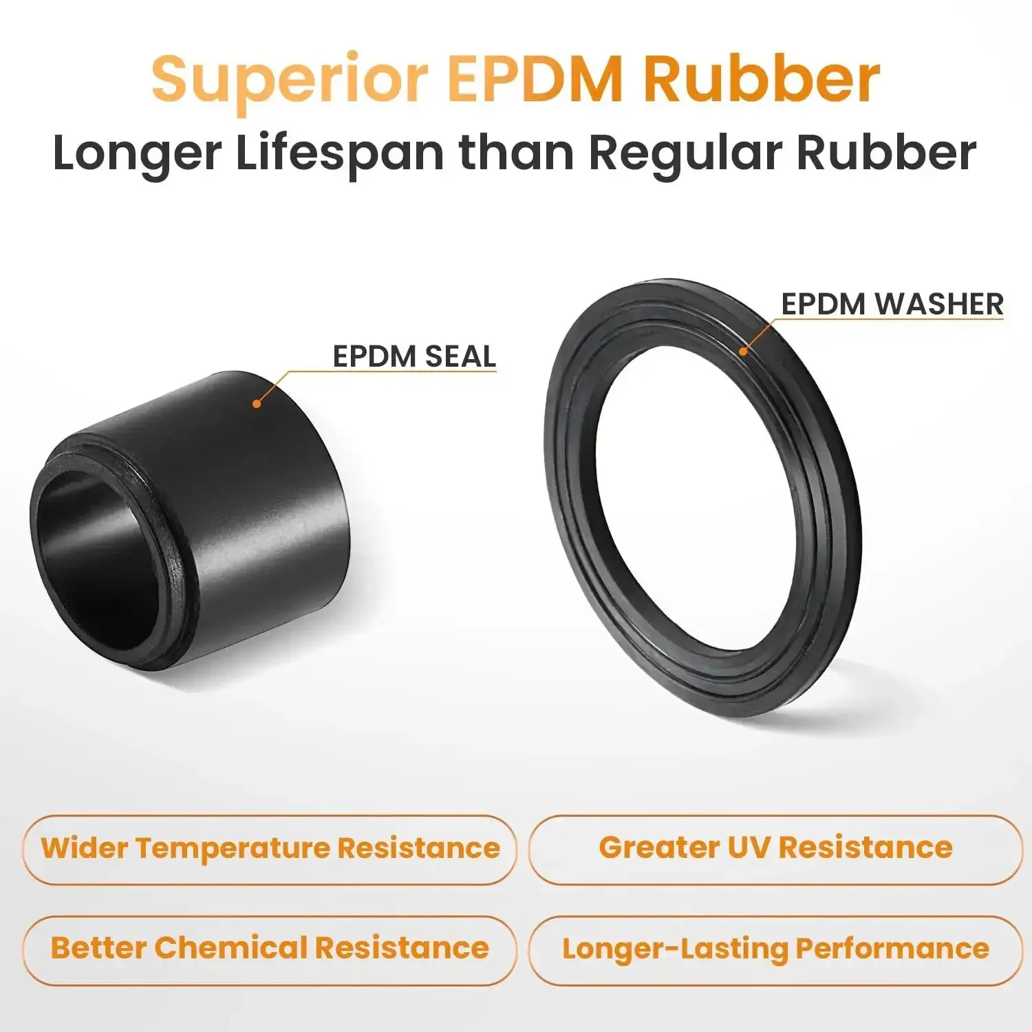 50 Pack One Half Inch NPT Cable Gland Waterproof IP68 Nylon Pass Through Cord Grip Connector Strain Relief Wire Grommet Heavy Duty Sealing For Outdoor Electrical Projects - Image 5
