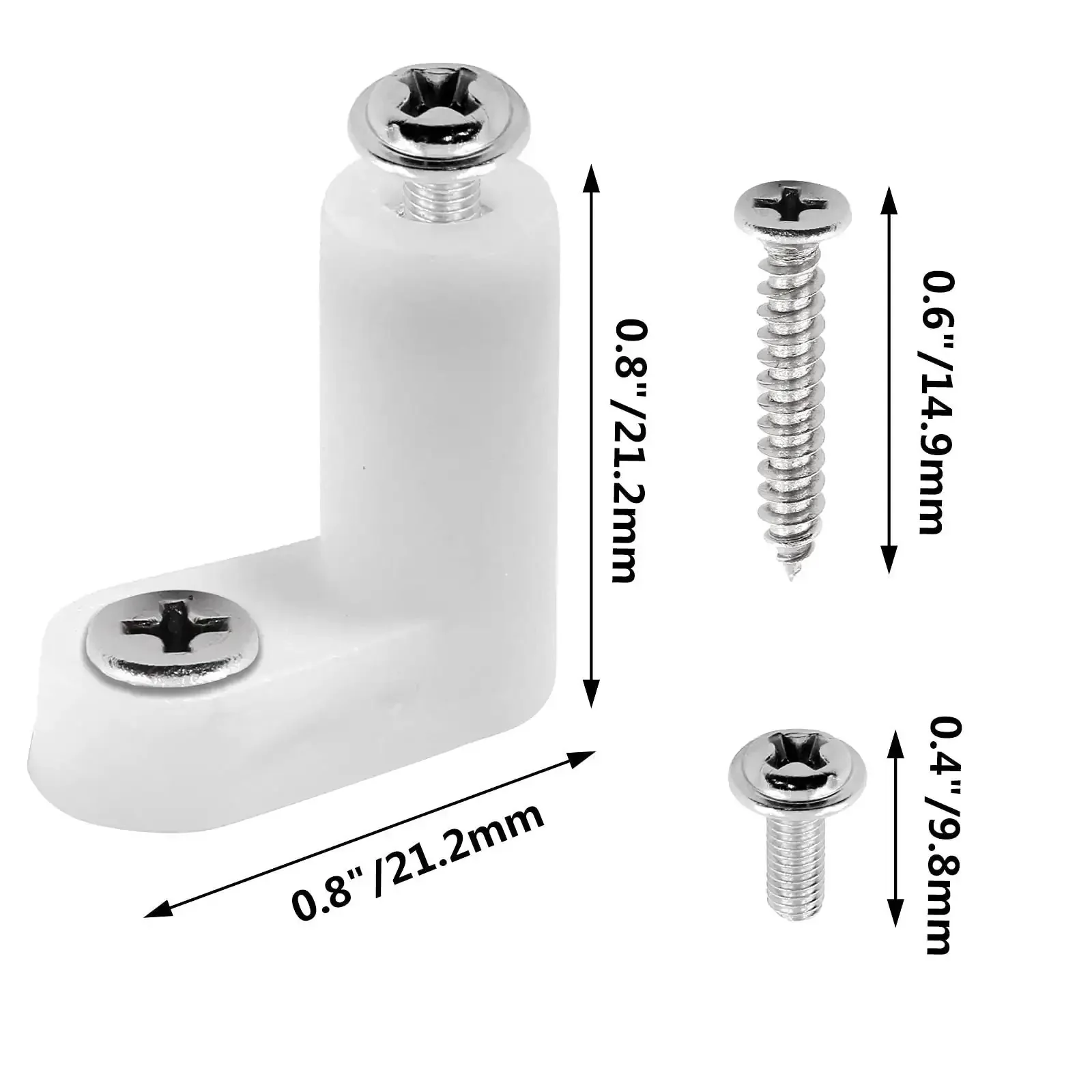 50 Pieces PCB Board Mounting Feet With Screws Kit Plastic PCB Spacers Standoffs For Arcade Gaming Boards And Console Motherboards Durable Gamer Grade Insulating Mounting Hardware For Precise Vibration Free Installations - Image 5
