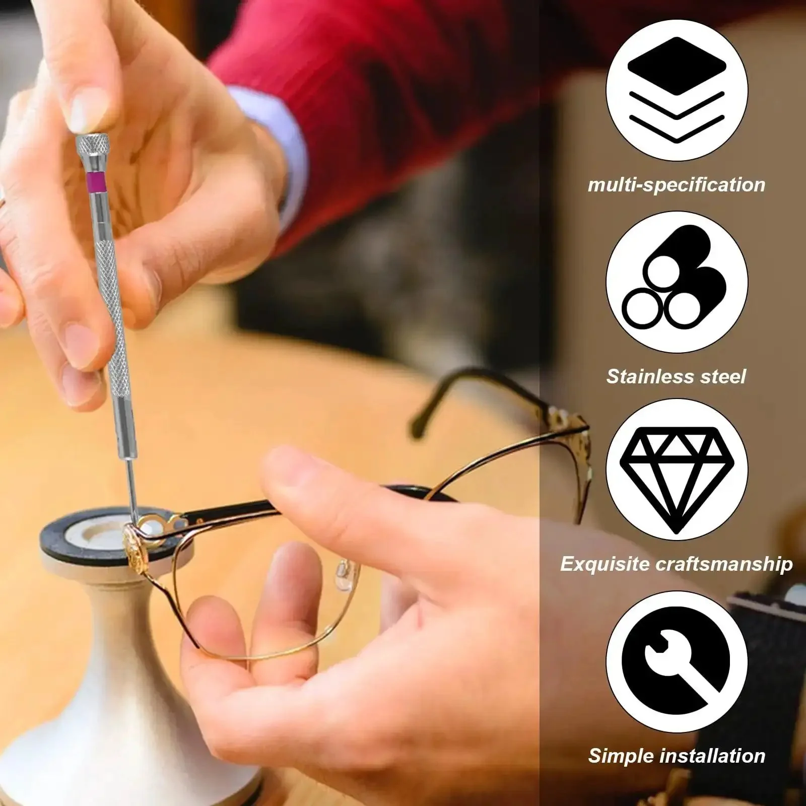 500-Pack Self-Tapping Micro Screws M1.2 M1.4 M2 For Eyewear, Watches, Laptops And Electronics - Your Go-To Universal Repair Kit With Stainless Steel, Corrosion-Resistant, Durable Tiny Screws - Image 5