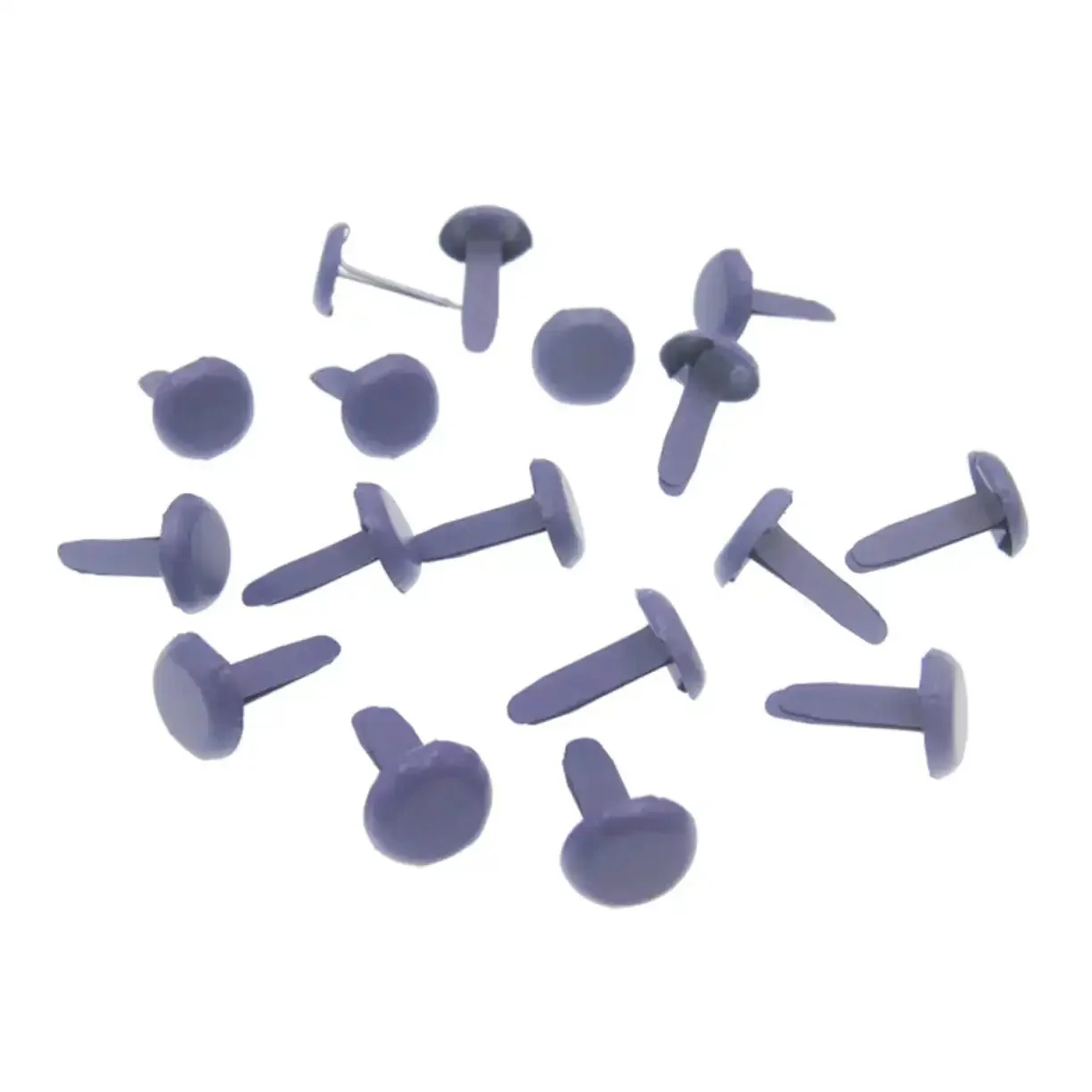 500 Pcs Mini Round Brads Two-Legged Nails For Crafts And DIY Projects Colorful Paper Fasteners For Kids And Scrapbooking, Easy To Use In Paper Crafting And Handmade Cards, Pastel Spray Painted Finish