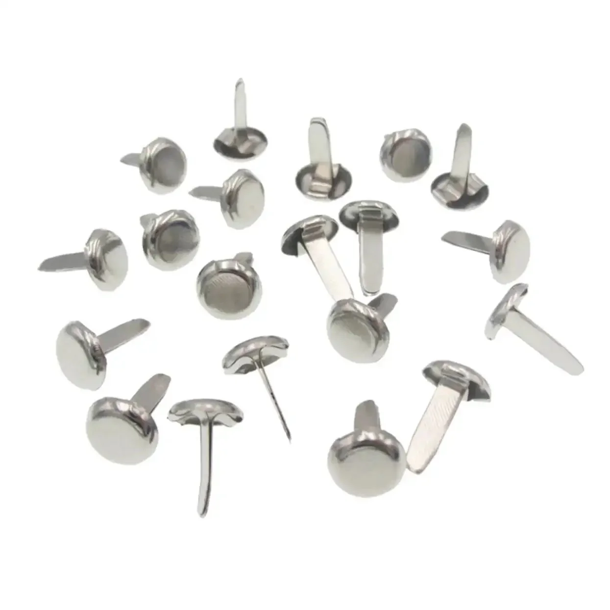 500 Pcs Mini Round Brads Two-Legged Nails For Crafts And DIY Projects Colorful Paper Fasteners For Kids And Scrapbooking, Easy To Use In Paper Crafting And Handmade Cards, Pastel Spray Painted Finish - Image 4