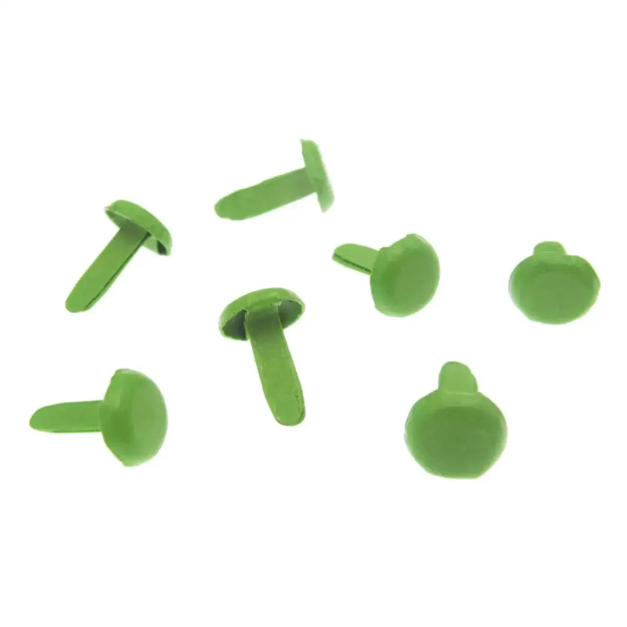 500 Pcs Mini Round Brads Two-Legged Nails For Crafts And DIY Projects Colorful Paper Fasteners For Kids And Scrapbooking, Easy To Use In Paper Crafting And Handmade Cards, Pastel Spray Painted Finish - Image 5