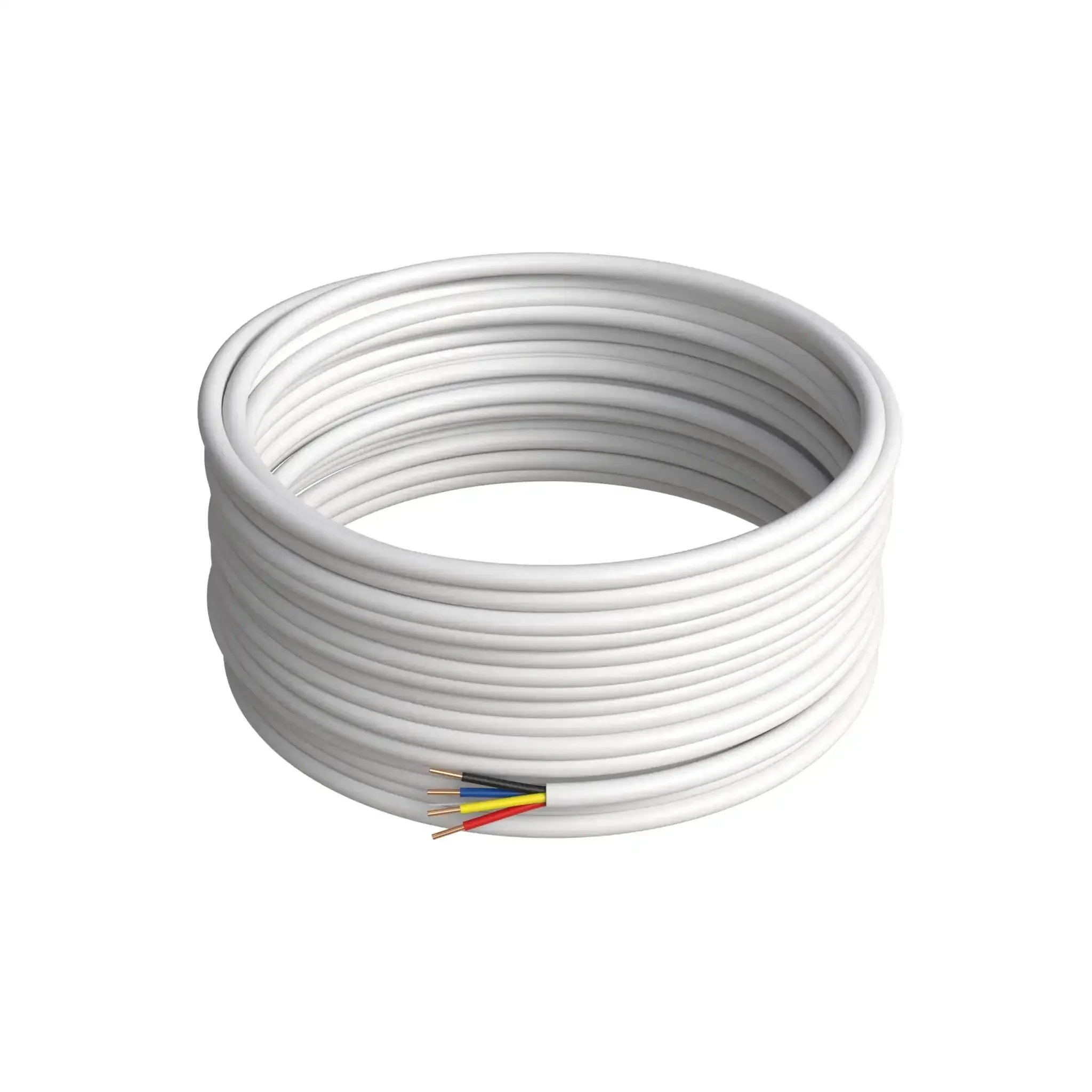 500Ft Solid 22/4 Alarm CCA Cable For Low Voltage Security Systems Budget-Friendly Wiring For Burglar Alarms, Fire Detectors, Security Stations, And Doorbells, 22 AWG Four Conductors, Lightweight And Easy To Install - Image 5