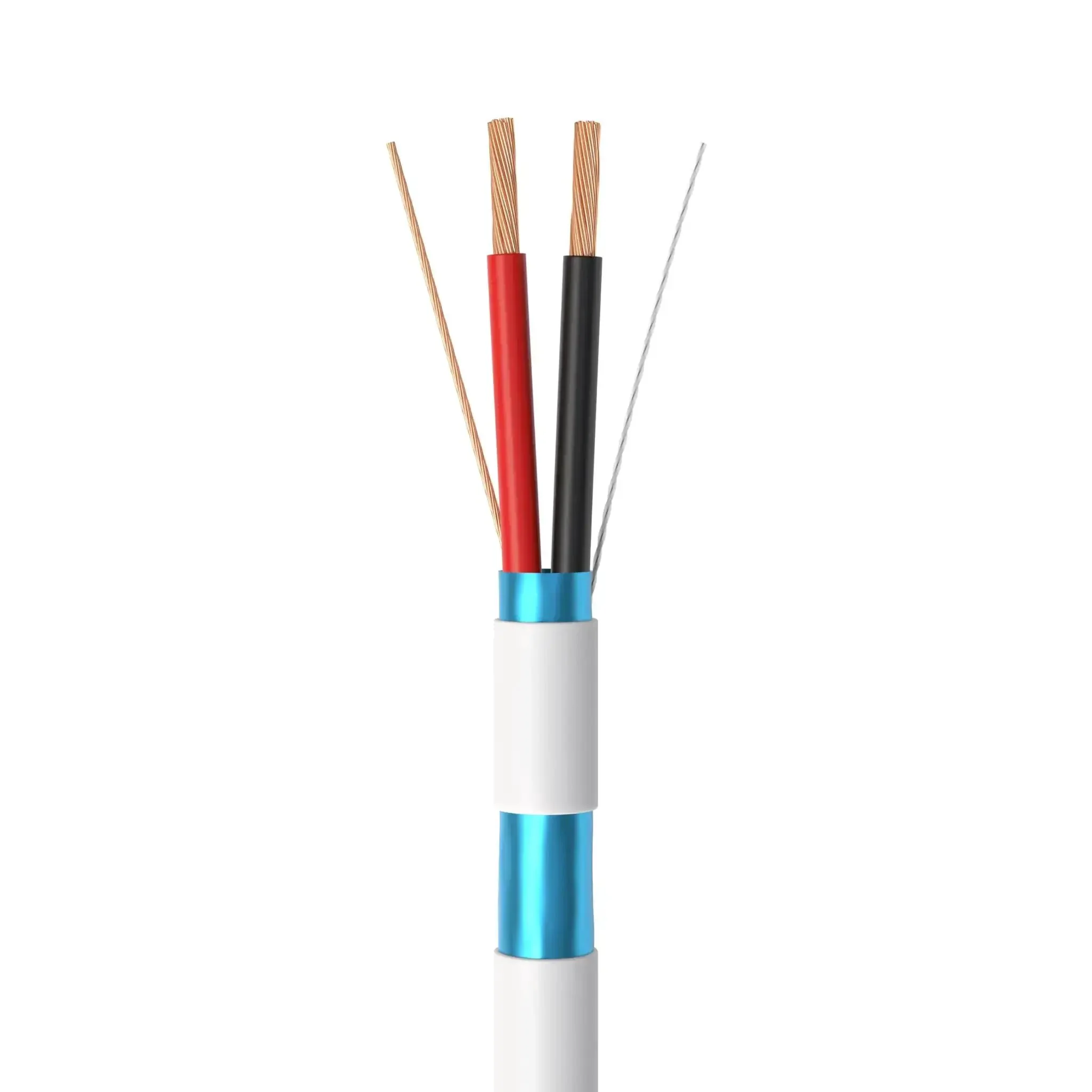 500ft Stranded 22/2 CCA Shielded Low Voltage Alarm Cable For Burglar Systems, Fire Detectors, Security Stations And Doorbells, 22 AWG Two Conductor Wire - Image 6