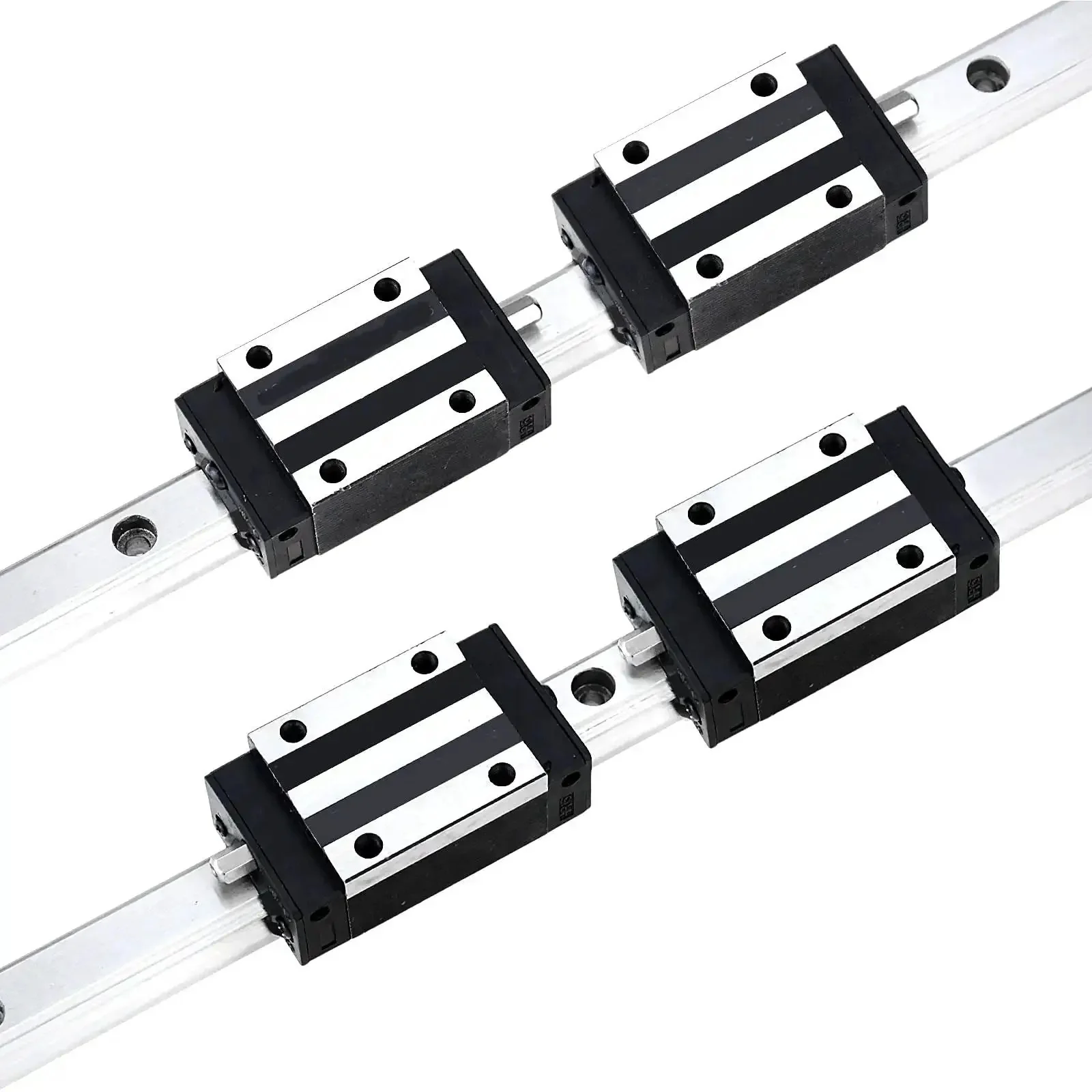 500mm HGR20 Linear Slide Rail With Four HGH20CA Carriages For CNC Machines And DIY Projects, Beefy, Rock Solid Bearings, Heavy Duty Carbon Steel, Precision Ground Rails For Smooth, Real World Motion In Milling And 3D Printing - Image 6