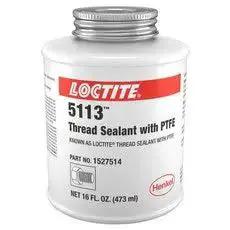 5113 Thread Sealant, 1 Pt Can, IDH 1527514, Pro Grade Anaerobic Pipe Thread Sealer for Hydraulic and Plumbing Systems, Stops Leaks, Metal Threads, High Strength, OEM Safe
