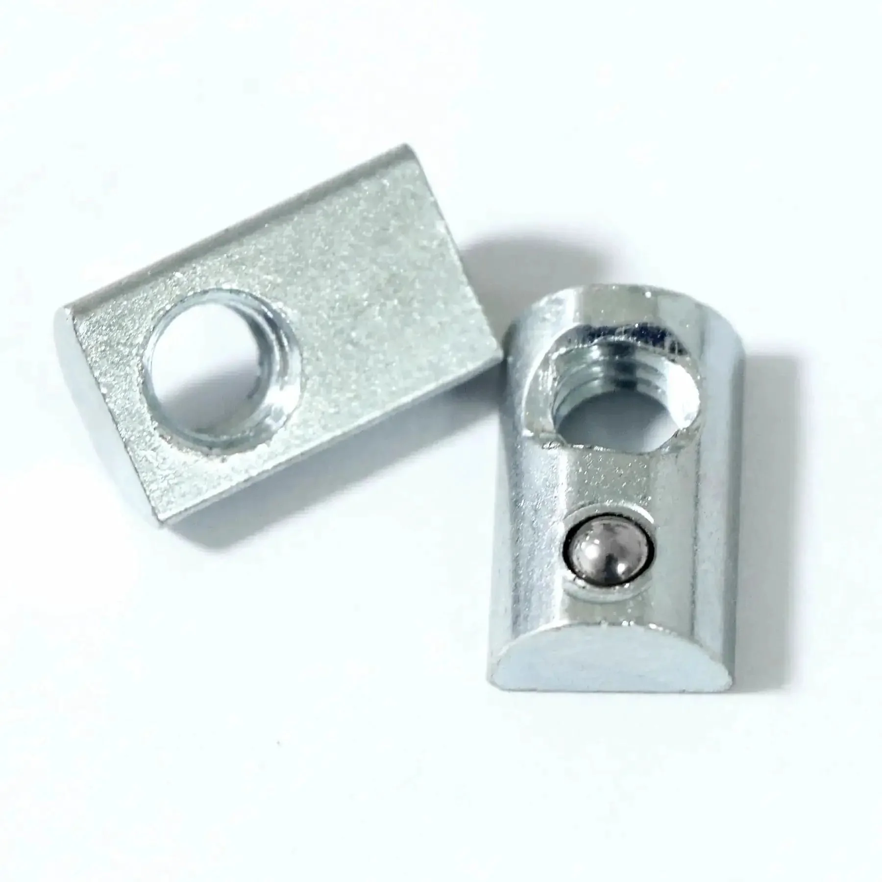 5/16-18 Threaded Steel Roll-In T-Nut With Ball Spring For 15 And 40 Series Aluminum Extrusion Profiles Rail Accessories 20 Packs Ideal For CNC Router Tables And Aluminum Frame Builds With Smooth T Slot Movement Built Tough - Image 3