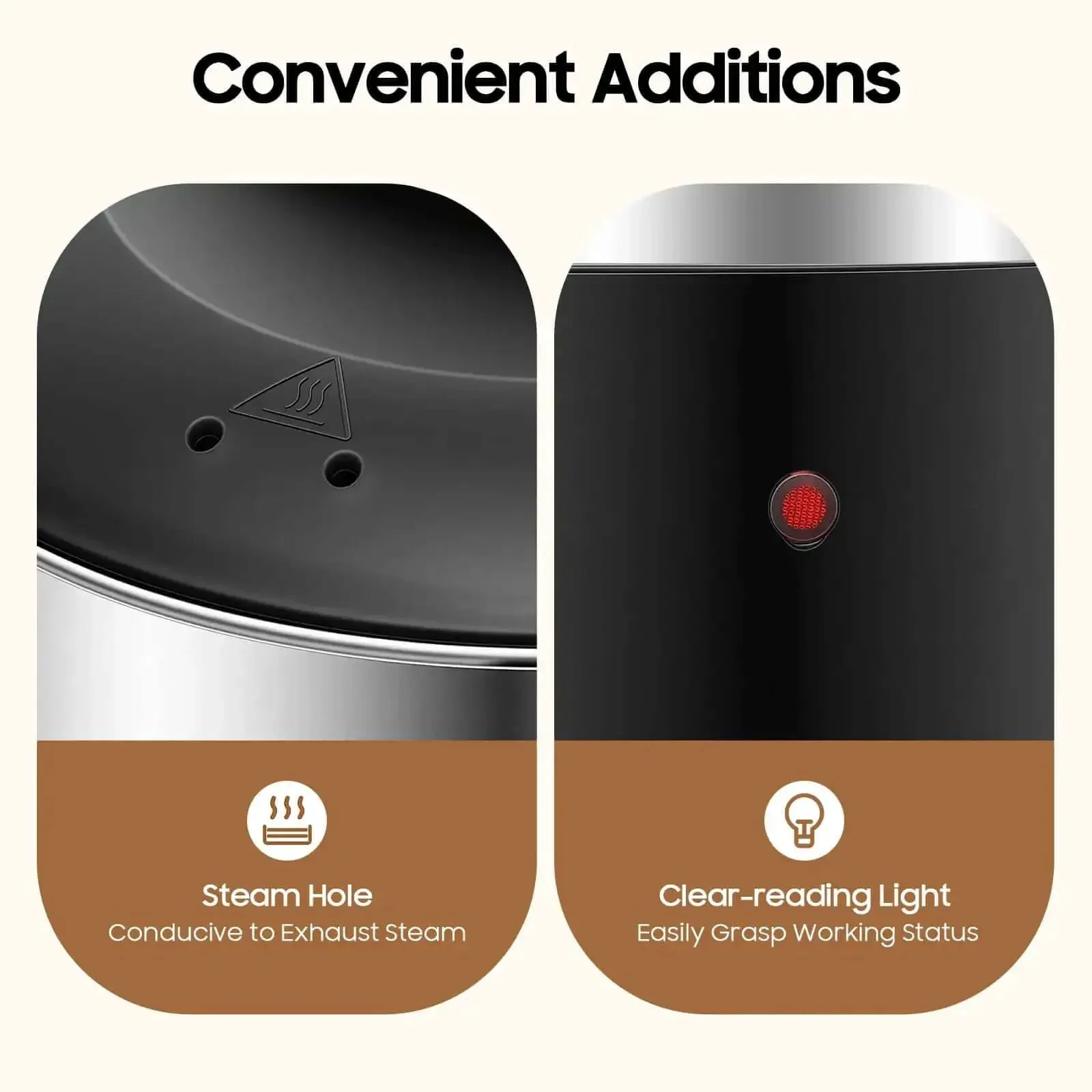 5.2L Heavy Duty Large Capacity Commercial Coffee Urn With Quick Brew For Offices, Catering And Churches, 30-Cup Percolator, Double Wall Stainless Steel, Temperature Range 30 To 100 C, Hot Water Urn For Catering Use, Durable Food Grade Inner Liner - Image 3