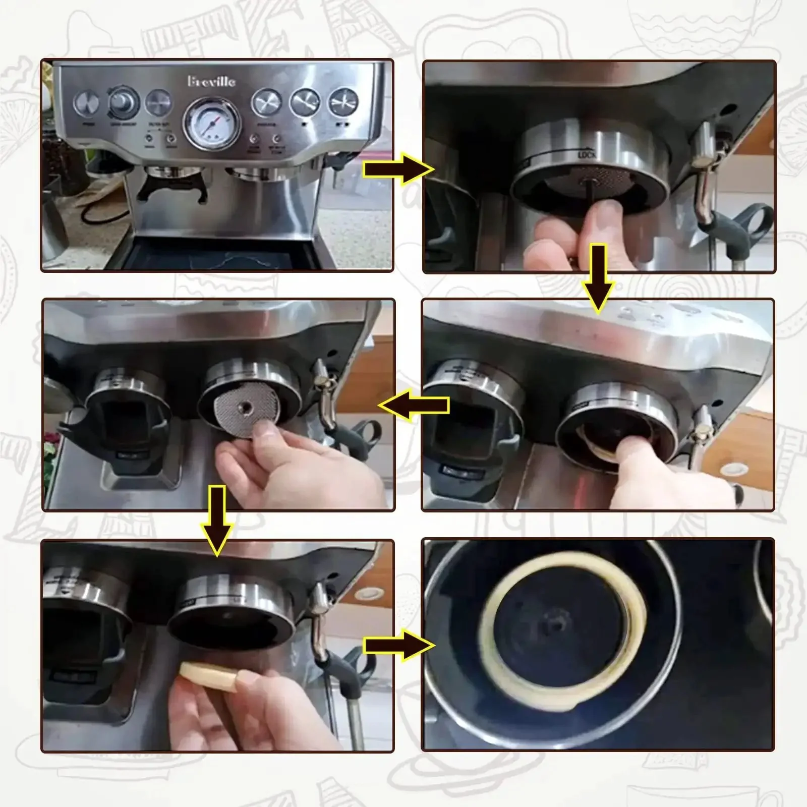 54mm Silicone Steam Ring Replacement Gasket For Espresso Machines Dope Fit On Breville And Sage Models 870 878 880 860 840 810 500 450 BPA Free Food Grade Silicone Easy Install Durable - Image 4