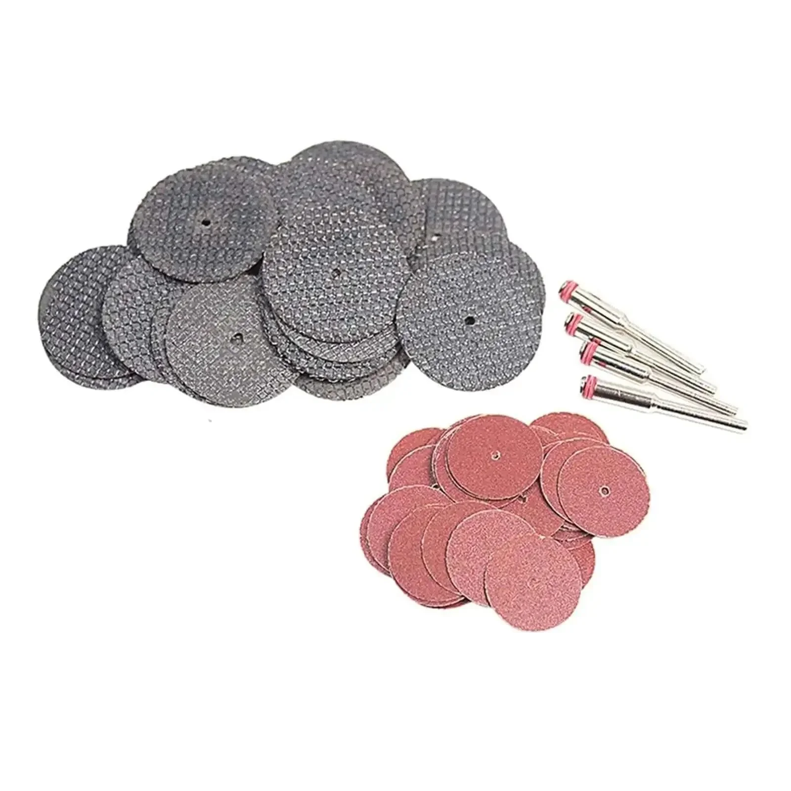 54Piece Mini Circular Grinding Head Set With Resin Cut Off Wheels, Diamond Cutting Inserts And Metal Cutters For Drills Versatile Pro Grade Precision Tooling For Curves, Grooves, And Tight Spaces With Easy Installation - Image 2