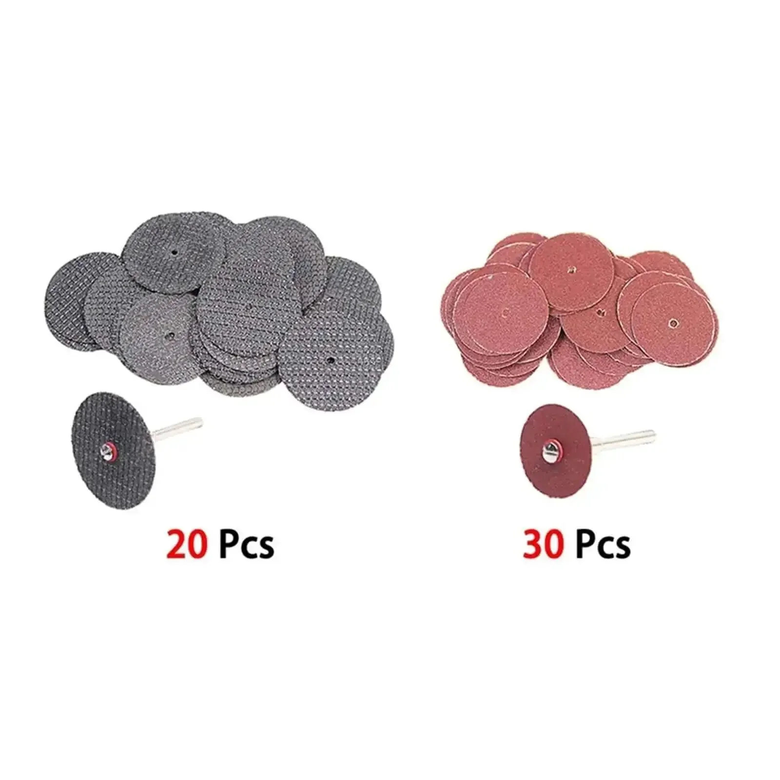 54Piece Mini Circular Grinding Head Set With Resin Cut Off Wheels, Diamond Cutting Inserts And Metal Cutters For Drills Versatile Pro Grade Precision Tooling For Curves, Grooves, And Tight Spaces With Easy Installation - Image 3