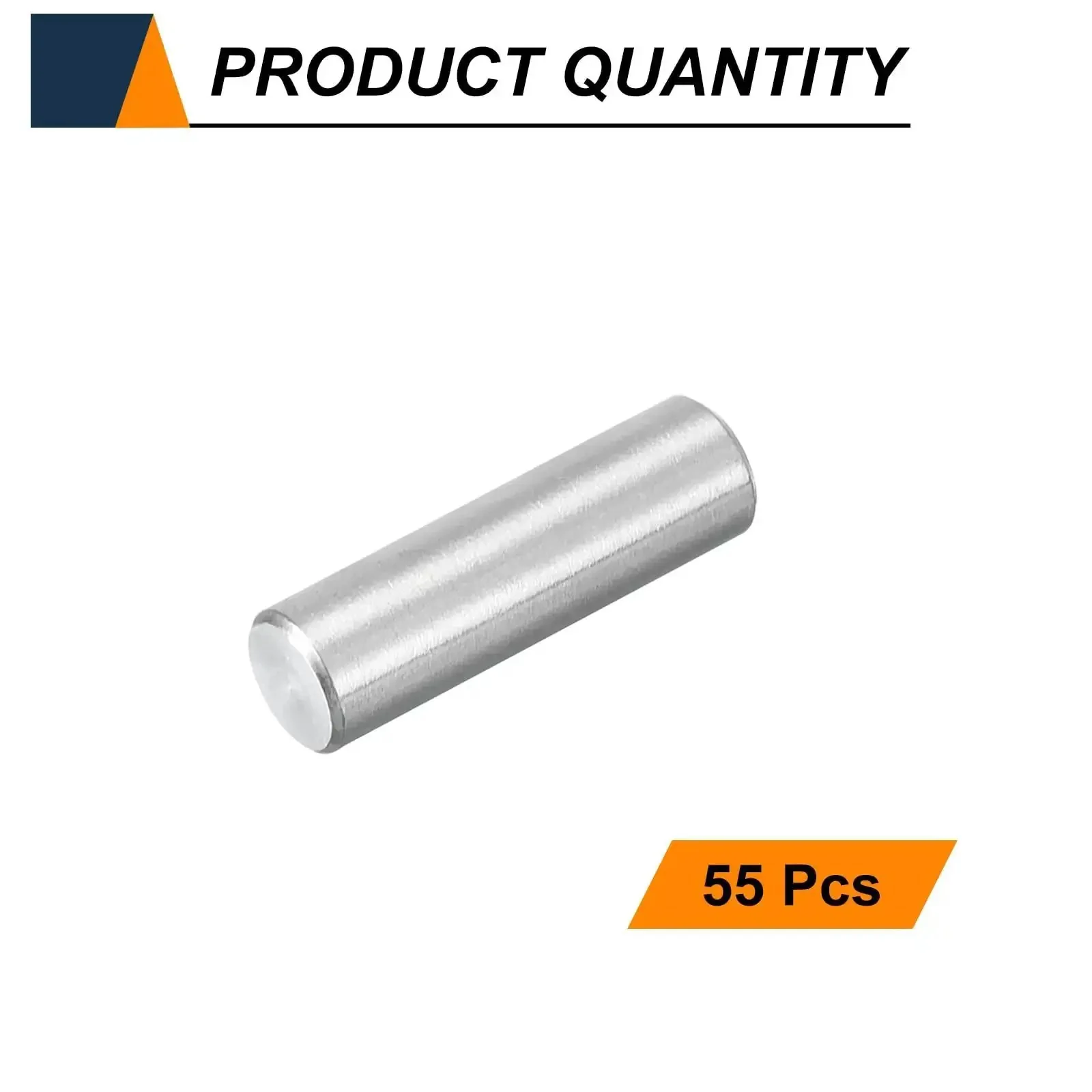 55 Pack M6 Dowel Pins 20mm Stainless Steel Cylindrical Shelf Pegs For Metal And Wood DIY Projects Quick Install And Secure Fit 304 Stainless Silver Finish - Image 6