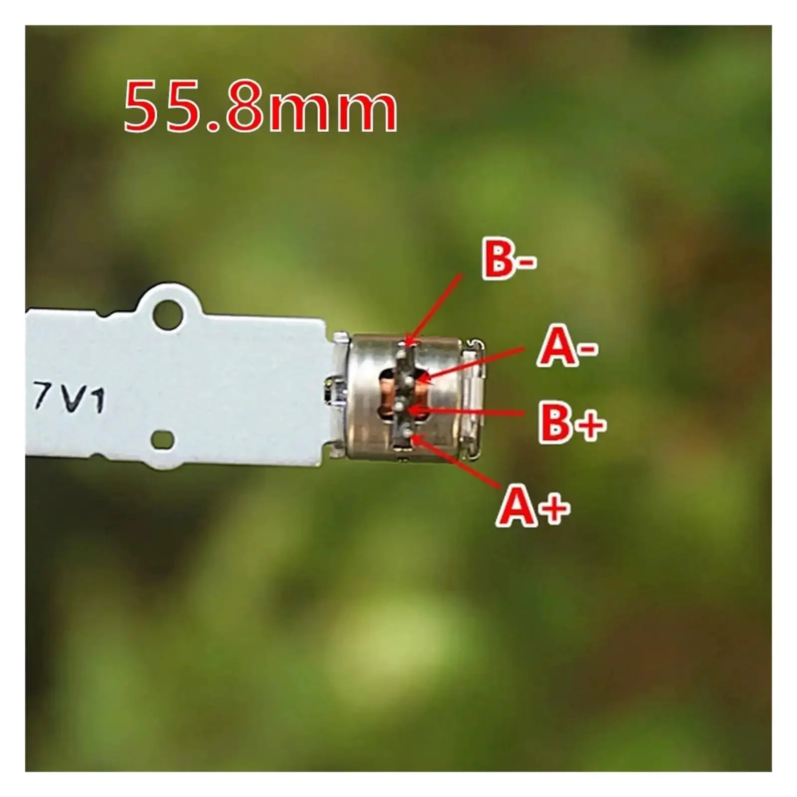 55.8mm Precision Screw Slide Stepper Linear Actuator 5V DC 2 Phase 4 Wire Long Travel Suitable For CNC 3D Printer Drones And Robotics Projects High Torque And Smooth Travel For Precise Positioning - Image 2
