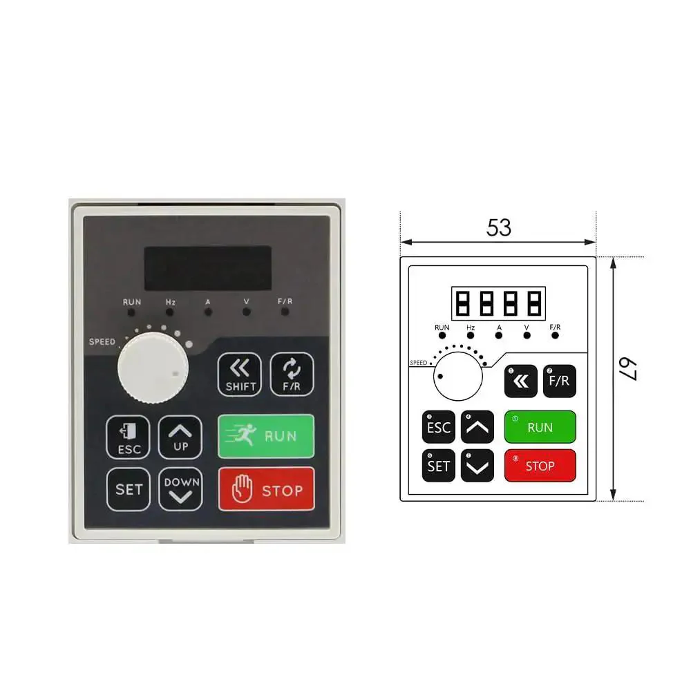 5.5KW 220V H100 Inverter 1000Hz 1/3PH Input Variable Frequency Drive For Industrial Motors, Heavy Duty, Plug And Play Ready, Smooth Speed Control, Quick Response, Durable Build, Easy Installation, Reliable Performance - Image 5