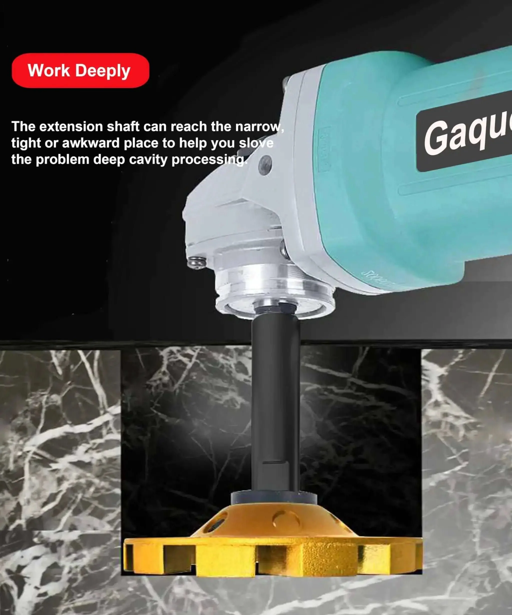 5/8-11 Angle Grinder Extension Shaft Set 3 Pack Buff Extender Kit For Car Polisher And Grinder With 3 Inch 3.9 Inch And 5.5 Inch Lengths Made From Durable 45 Steel With Electrophoretic Coating For Built To Last Durability - Image 5
