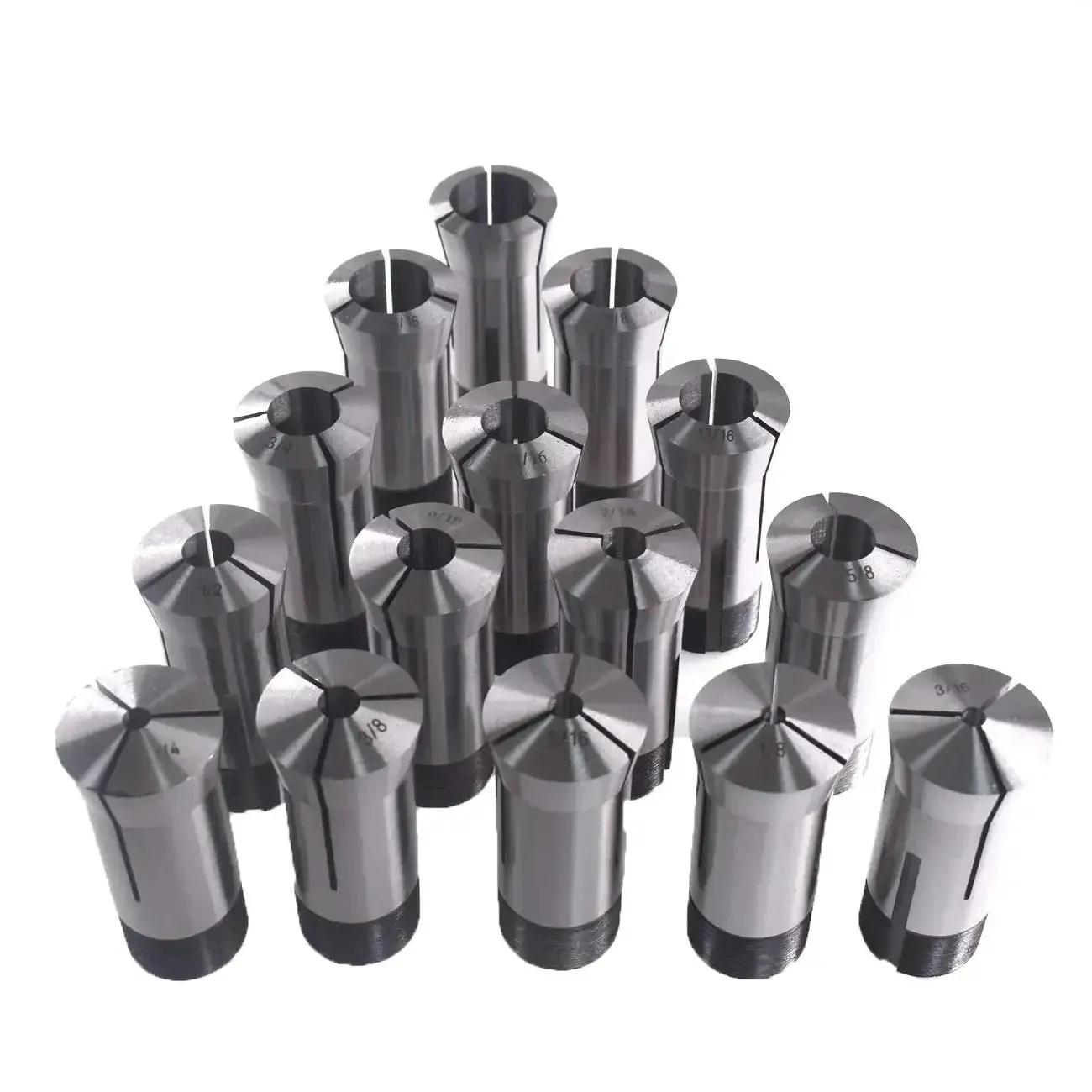 5C Collet Set For Mill Chuck Holder One Eighth To One Inch In Sixteenths Hardened TIR 0.0005 Lathe 15 Piece Set For Milling Drilling And Precision Boring In Metalworking Shops - Image 8
