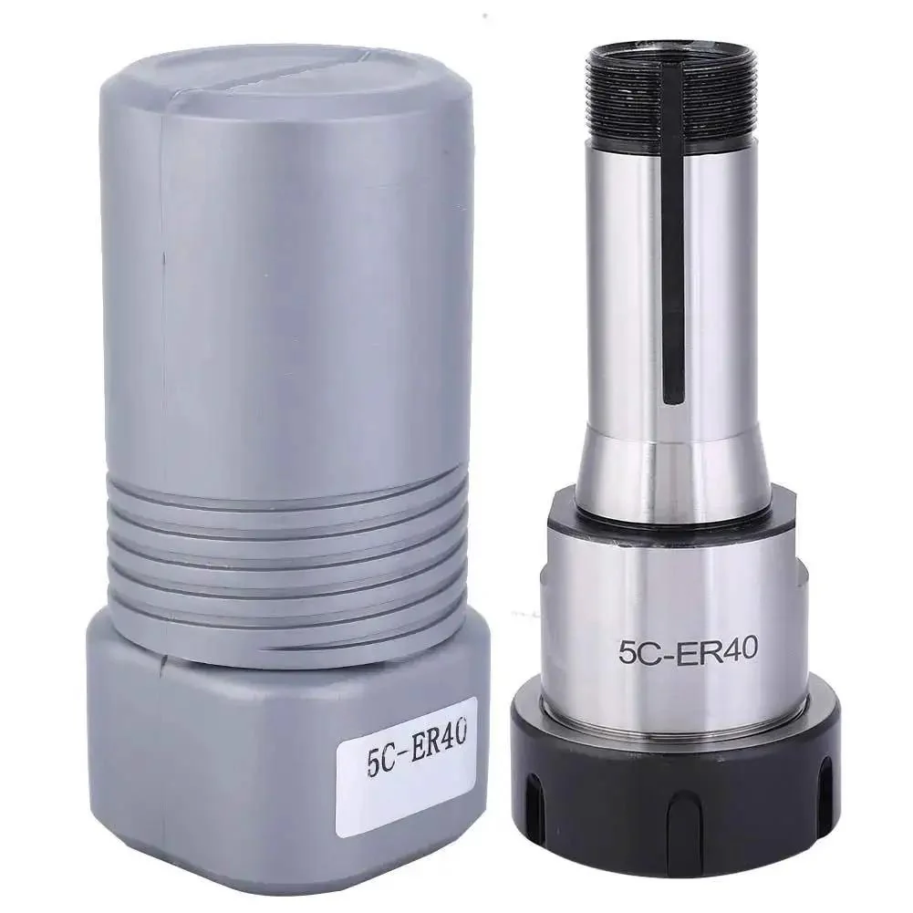 5C ER40 Collet Chuck Holder For CNC Milling Lathe Tools And Deep Processing Durable Hardened Tool Steel Extension With Straight And Extended Shank Perfect For Milling Router Engraving And Precision Projects