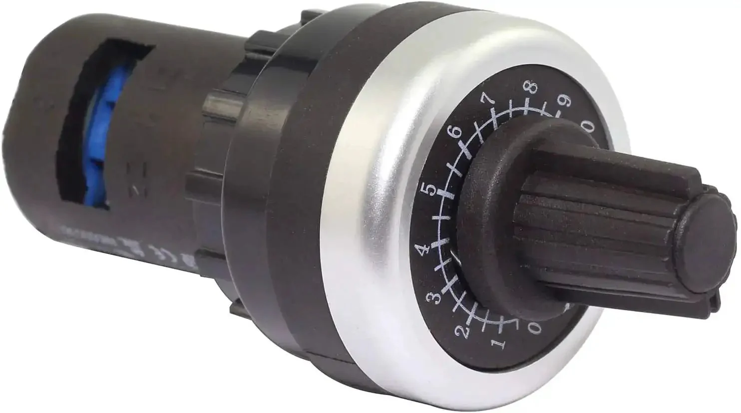 5K Ohm Rotary Potentiometer With Switch For Variable Speed Drives VSD VFD IP65 Waterproof Industrial Grade 22 Millimeter Mounting Hole LA42DWQ22 For Machinery - Image 3