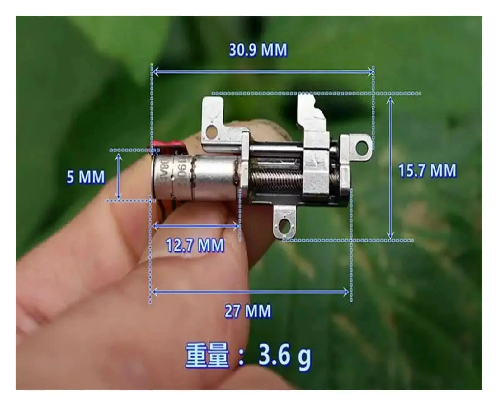 5mm Gearbox Stepper Motor, 8mm Stroke Linear Actuator, 2-Phase 4-Wire Precision Telescopic Stepping Driver for Phone Camera Rigs and Small Rig Motion Control Motor Drivers - Image 6