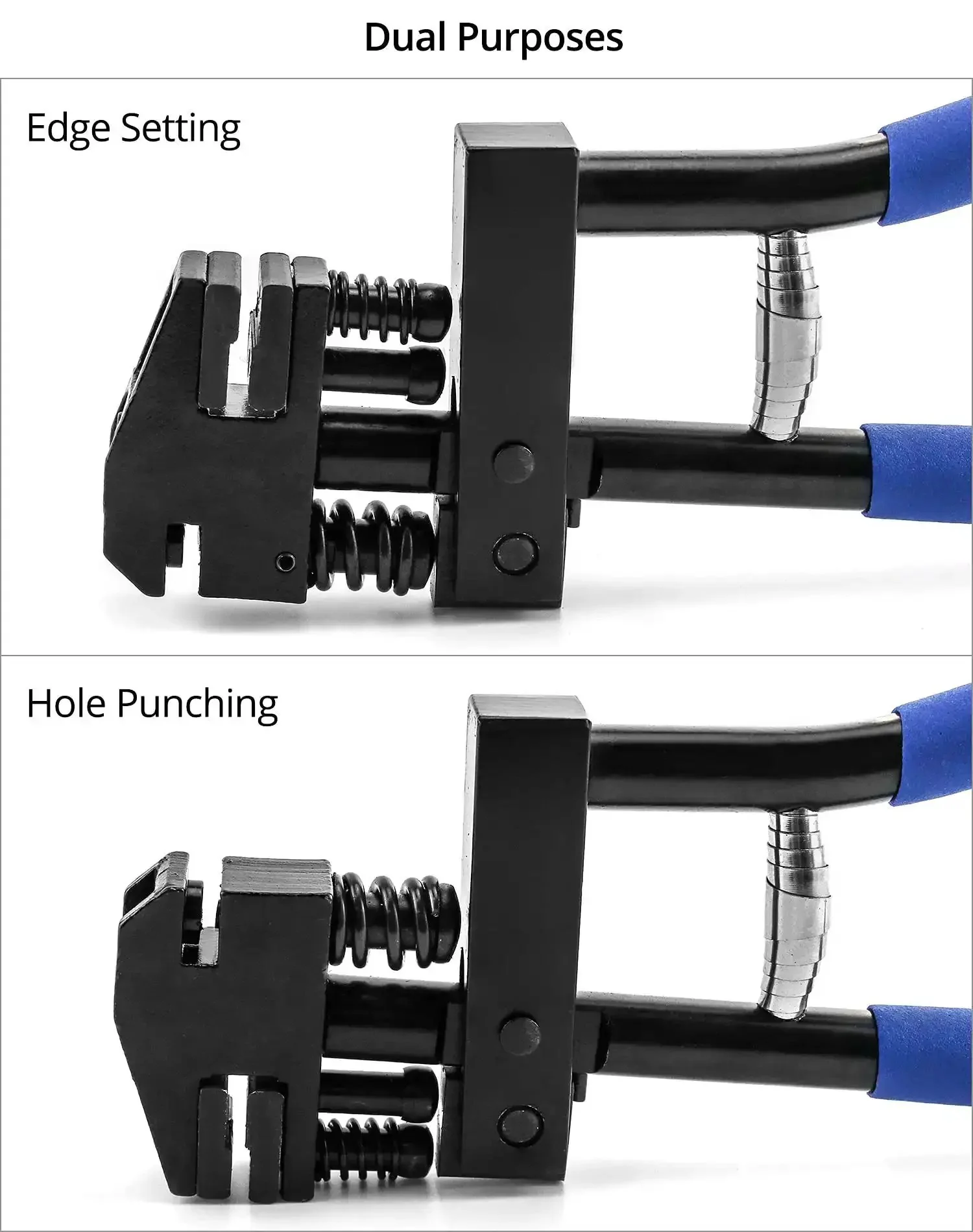 5mm Hand Joggle Panel Flanging Tool With Hole Punch For Sheet Metal Repair Edge Setter Pliers Rotary Switch Cast Iron Alloy Works On Aluminum Up To One Point Six mm And Iron Up To One Point Three Mm - Image 5