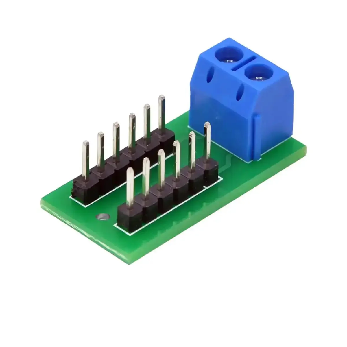 5Pcs 2x6 Terminal Block Distribution Module With 2P Screw Terminal To 2.54mm Pitch Dupont Pin Header Connector For PCB Projects FR 4 15x30mm 1.6mm Thick Durable And Breadboard Ready For Electronics Prototyping - Image 2