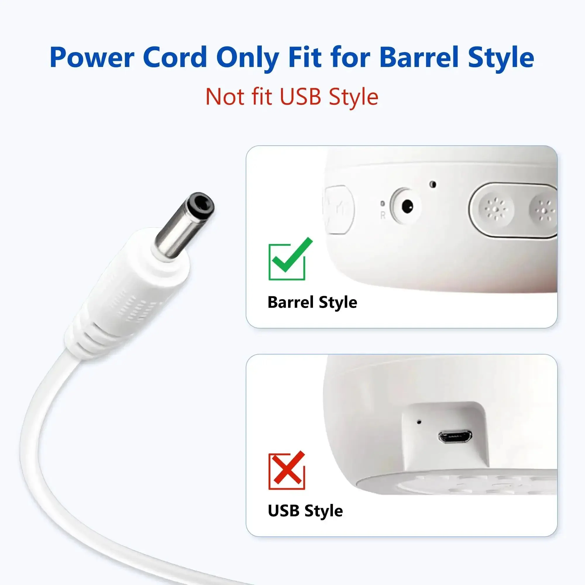 5V Replacement Power Adapter For Rest Series Sleep Machines Night Lights And Sleep Trainers With Barrel Plug 6.56ft Cable Delivers Stable 2A DC Output Compatible With Rest Plus And Rest Mini - Image 7