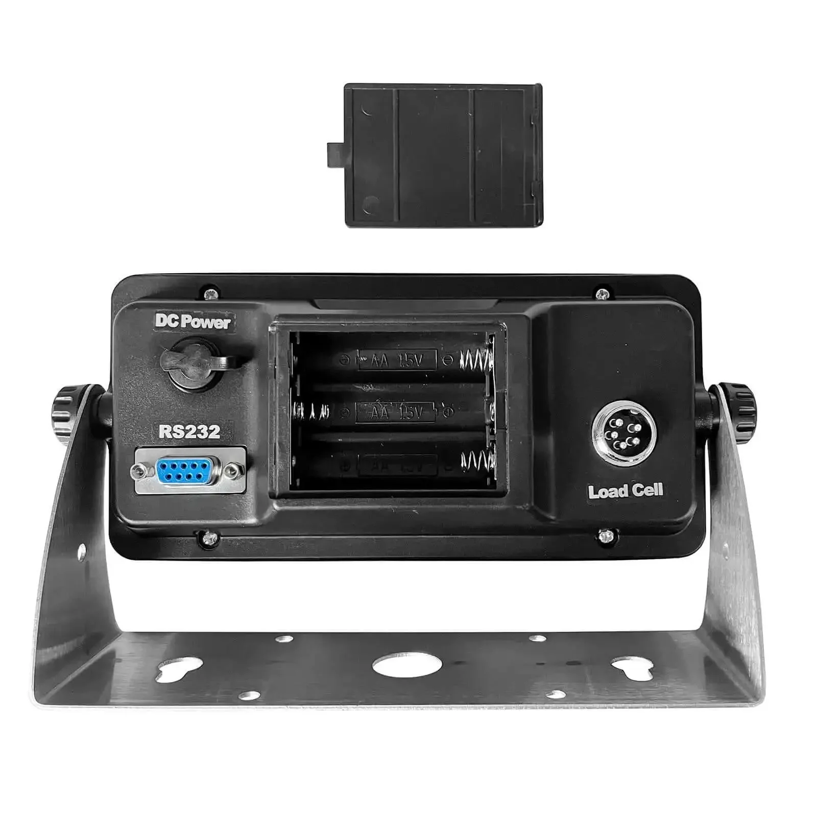 6-Digit 0.7 Inch LCD Display Weighing Scale Load Cell Indicator Digital Readout With RS232 Port And 5-Pin Connector Replacement For OP-902 Dual Power From AA Batteries Or External Power Supply - Image 4